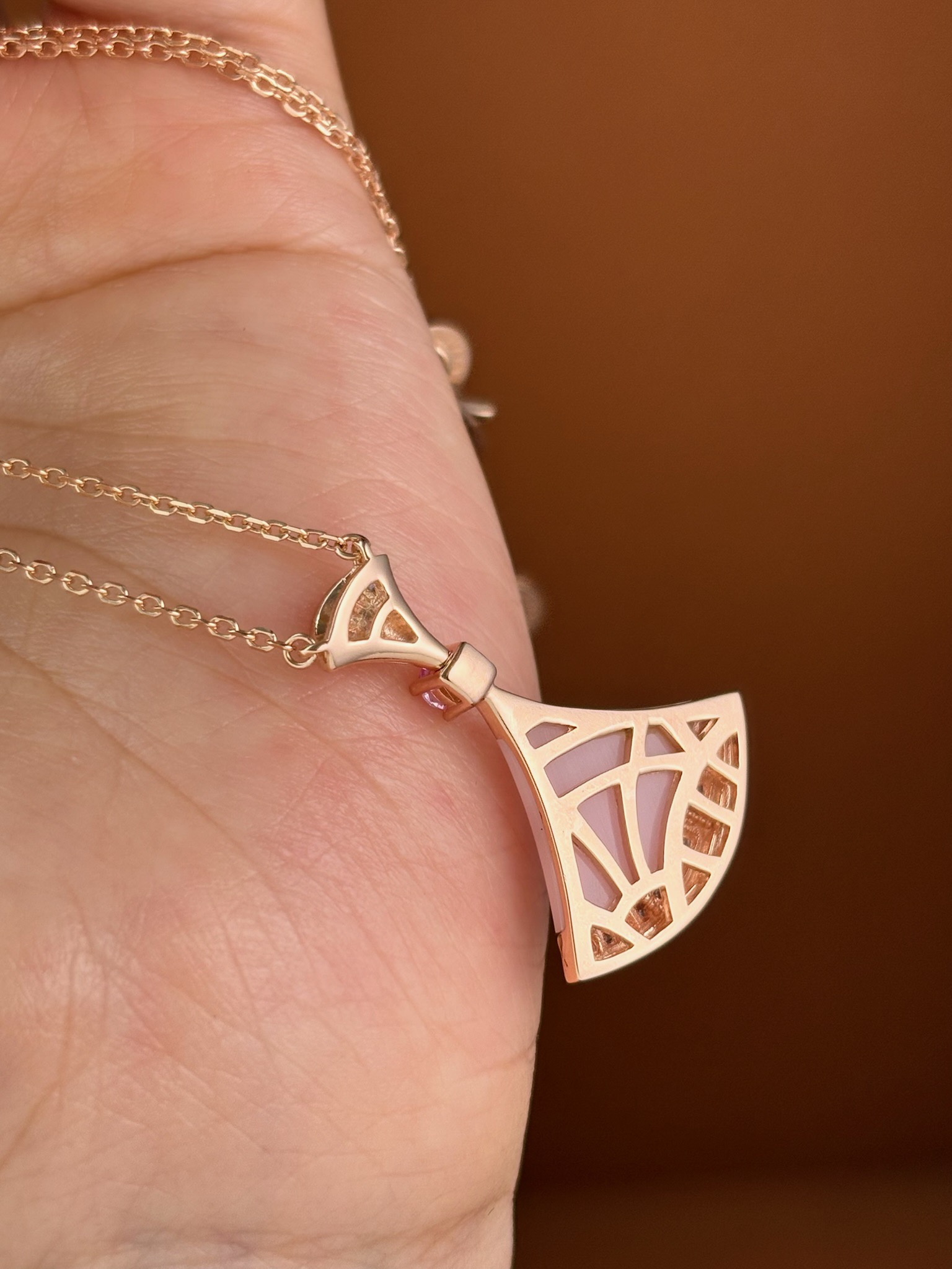 DIVAS’ DREAM Pink Opal Necklace, S925 Silver & Diamond Accent, 42cm 7 i1732788042 9834 8