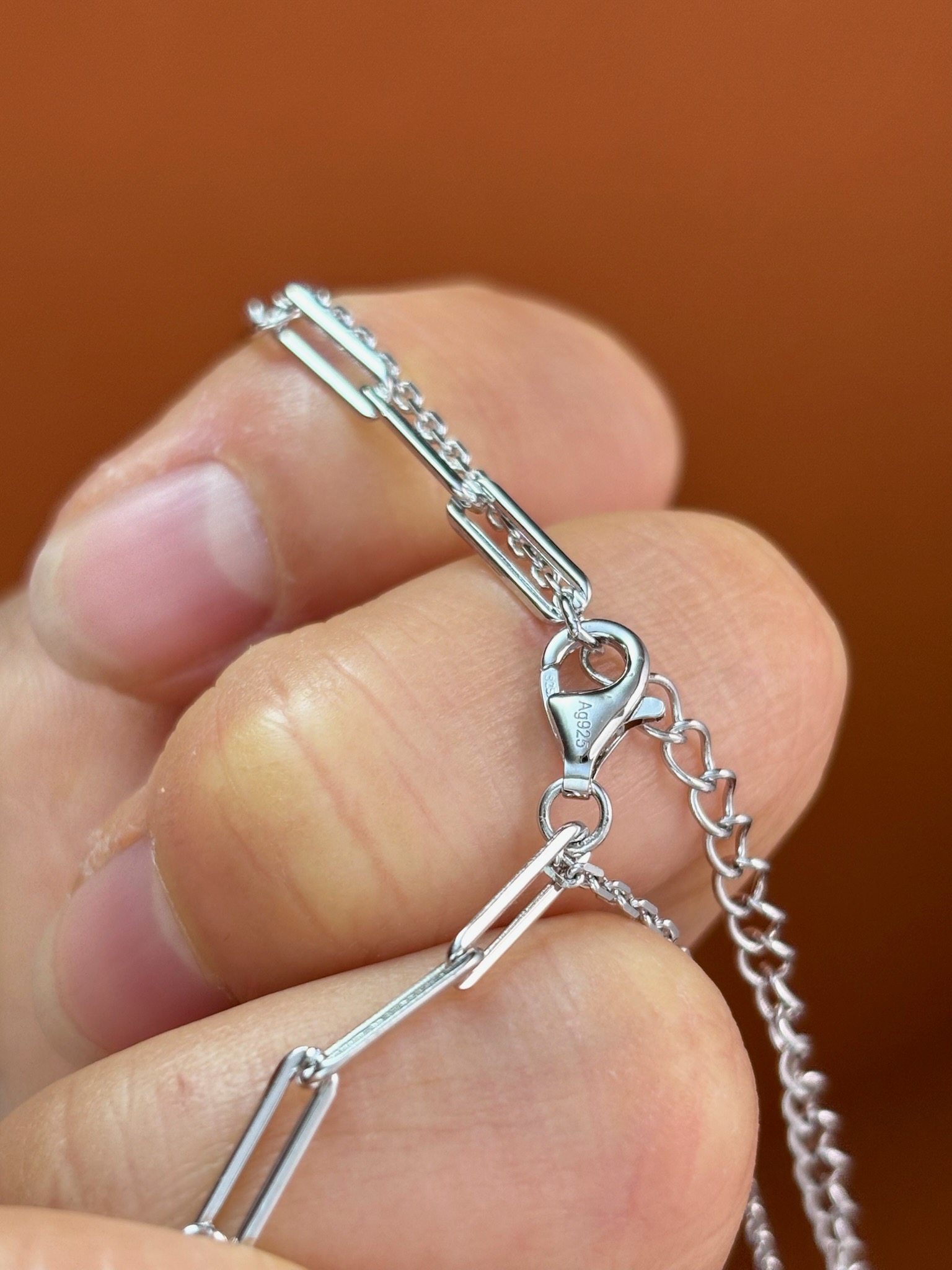 S925 Silver Double Layer Lock Pendant Necklace with Zircon Diamond 9 i1737190850 8449 5