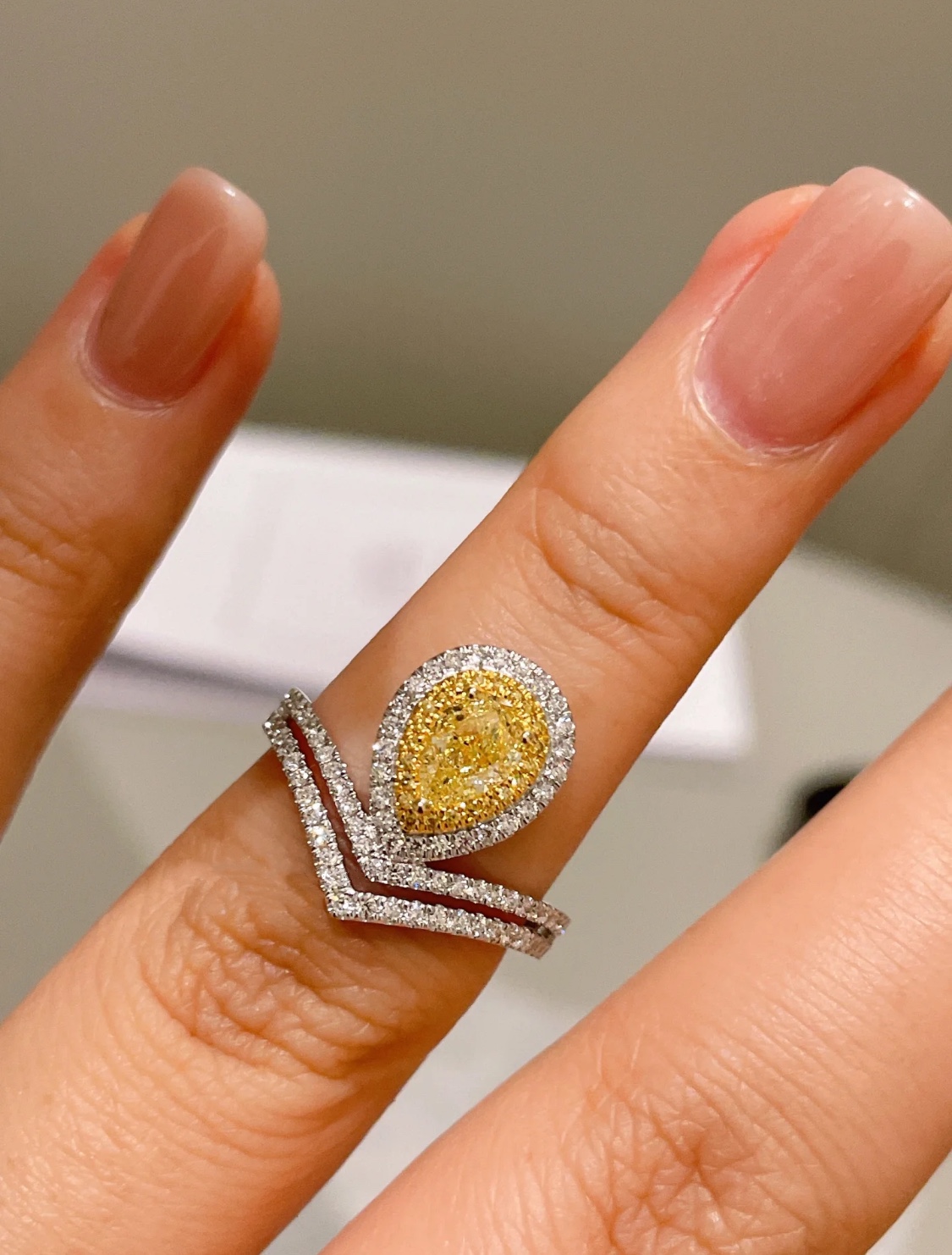 Crown Yellow Diamond Ring,S925 Silver,High-end Design,Perfect for Adding Love 2 i1737810918 7576 1