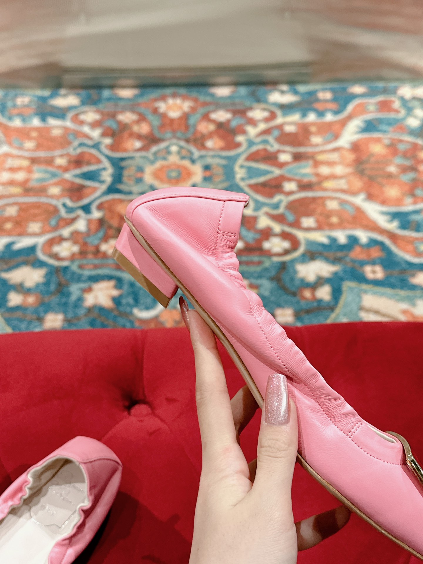 Roger Vivier RV Classic Ballet Shoes: Luxury Sheepskin, Italian Sole, Sizes 35-39 - 图片 7