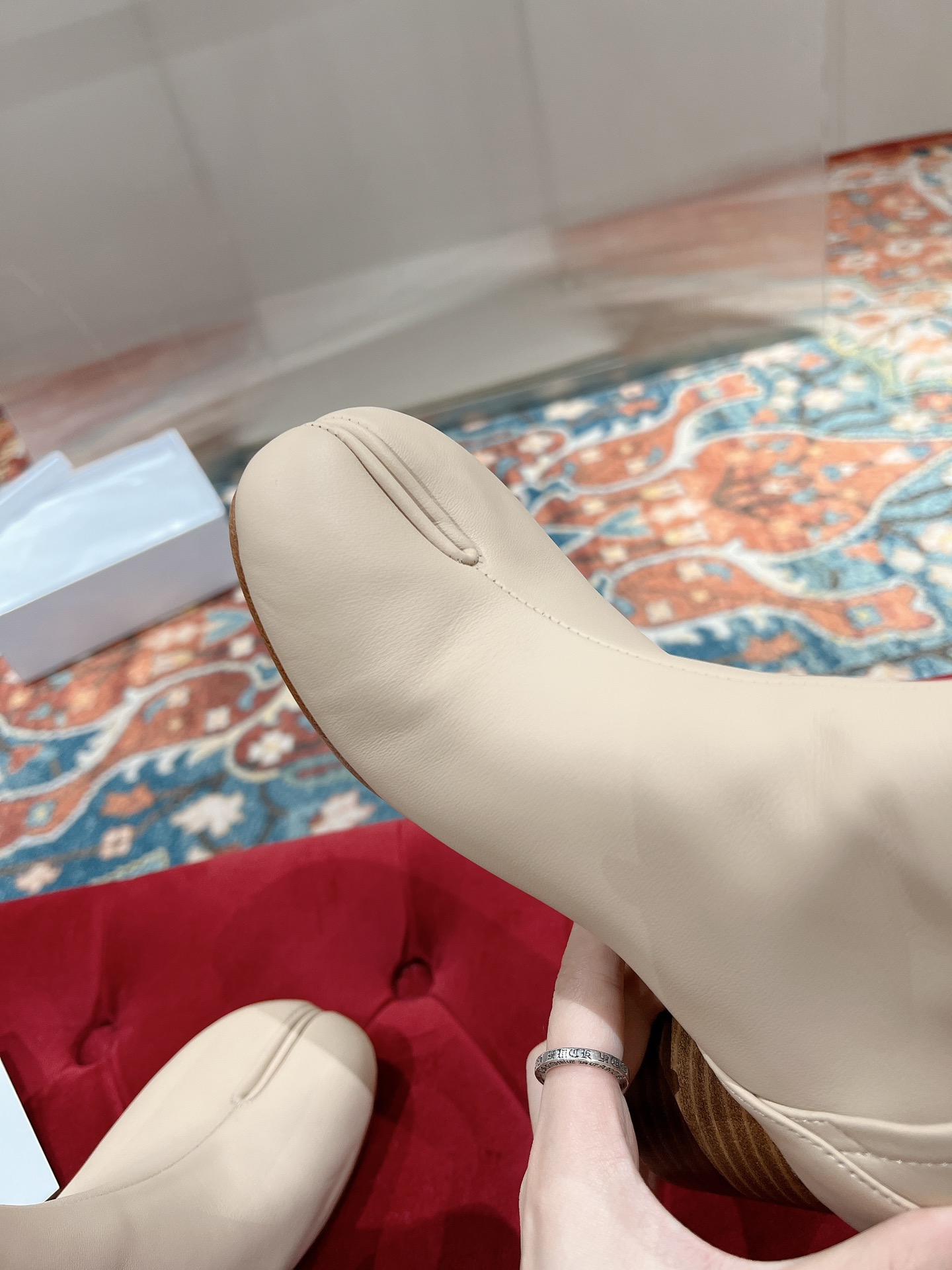 马吉拉 Maison Margiela 经典高奢皮鞋鞋履高跟鞋 #C0258B1B 6