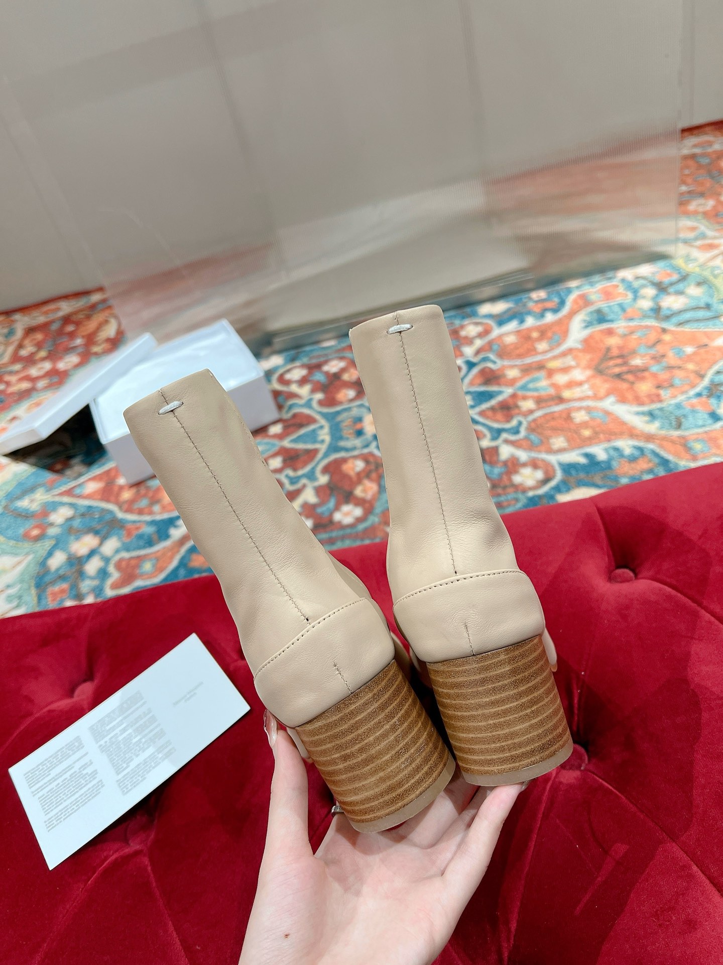 马吉拉 Maison Margiela 经典高奢皮鞋鞋履高跟鞋 #C0258B1B 9