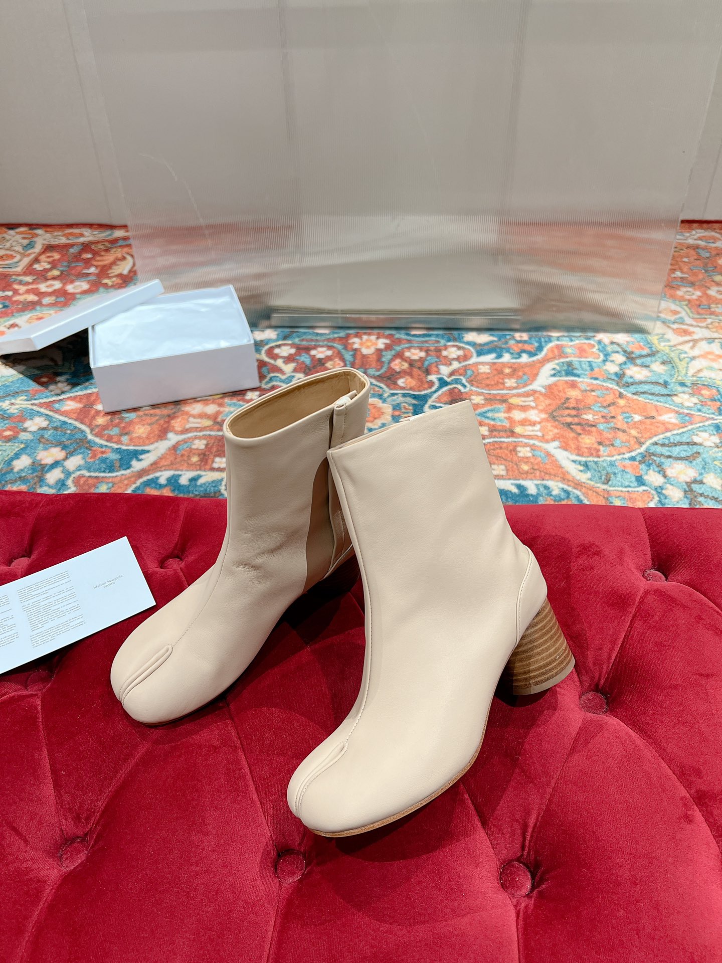 马吉拉 Maison Margiela 经典高奢皮鞋鞋履高跟鞋 #C0258B1B 7