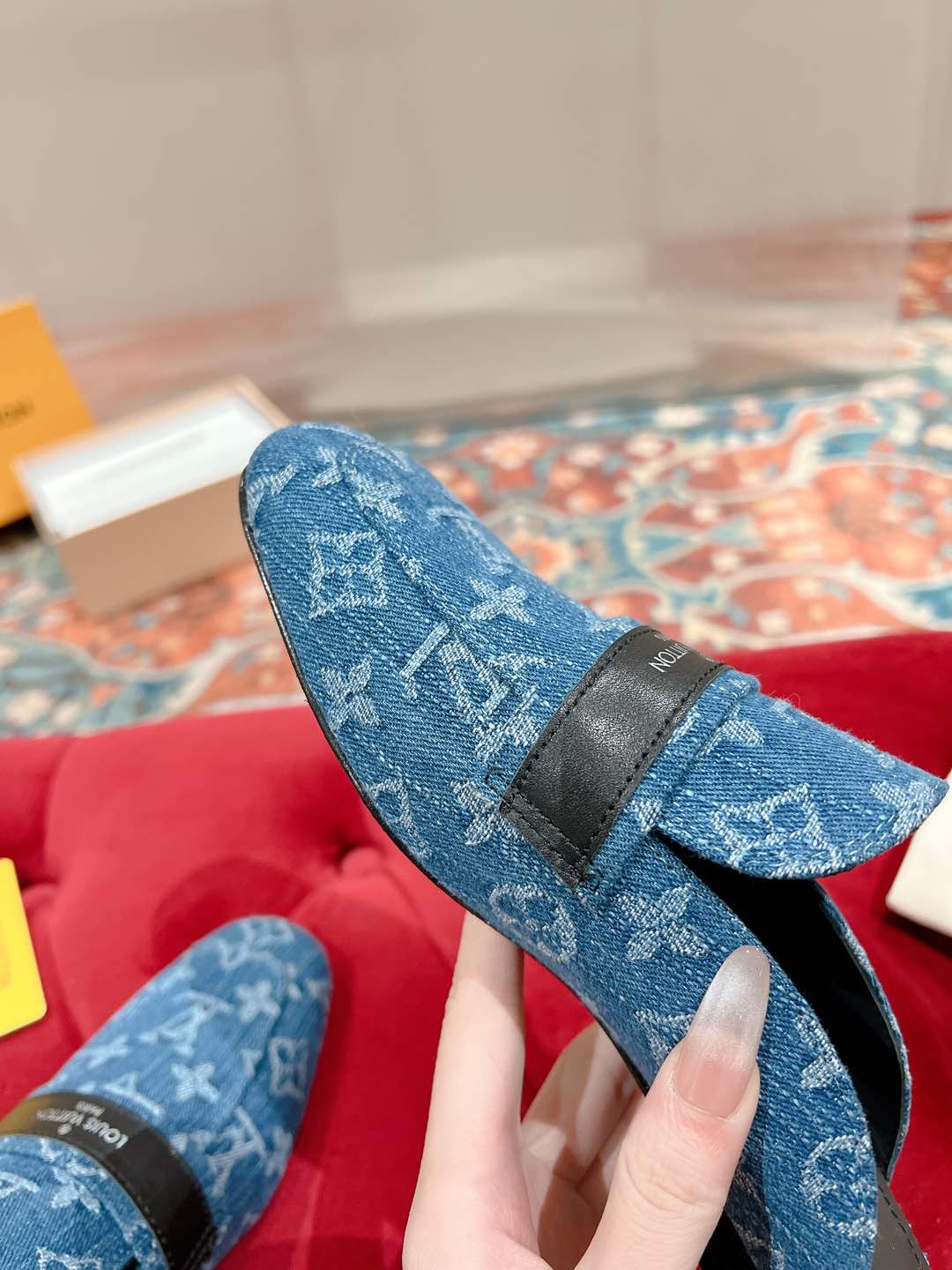 Louis Vuitton Denim Monogram Mules, 2023 Spring Collection, Size 35-39 10 i1735070068277 1864 0 3