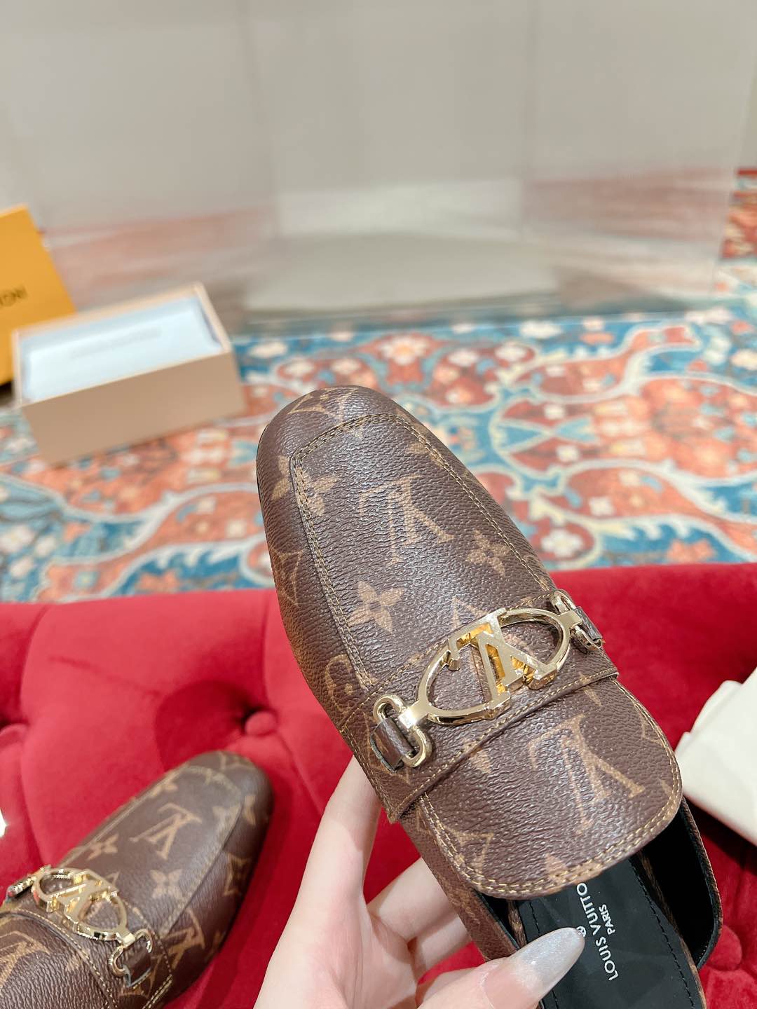 Louis Vuitton Monogram Leather Mules Iconic Style and Supreme Comfort 8 i1735070996822 5741 0 3