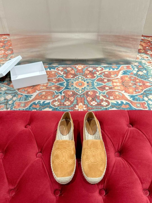 Celine Women's Espadrilles in Tan Suede Leather, Size 35-39 1 Celine Women's Espadrilles in Tan Suede Leather, Size 35-39