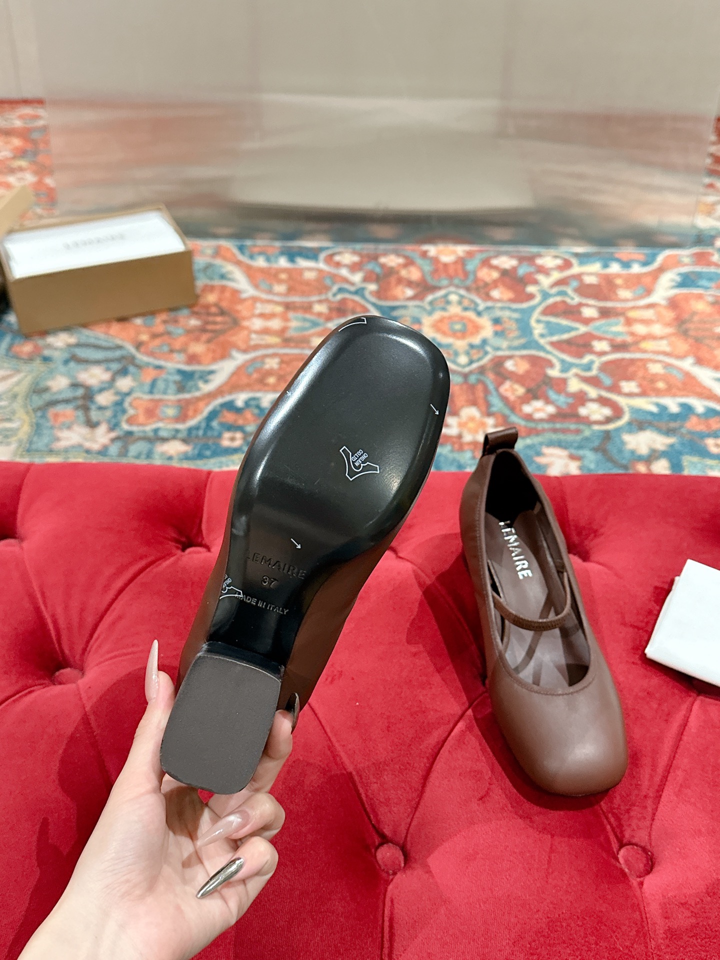 Lemaire Style Mary Jane Heels - Chic Round Toe, Minimalist Design, Lambskin 10 i1739957495531 1951 0 8