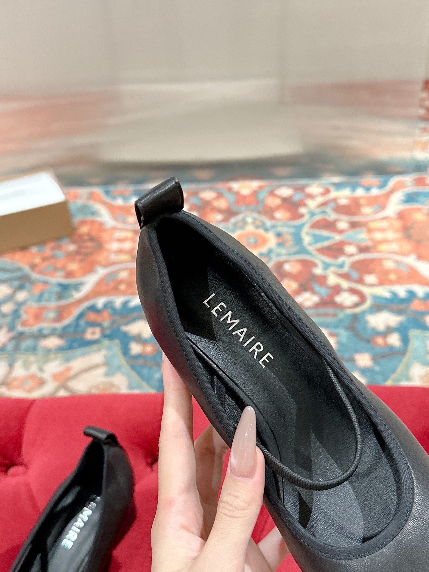 Lemaire Inspired Mary Jane Block Heel Leather Pumps for Women 8 i1739957532425 2930 0 5