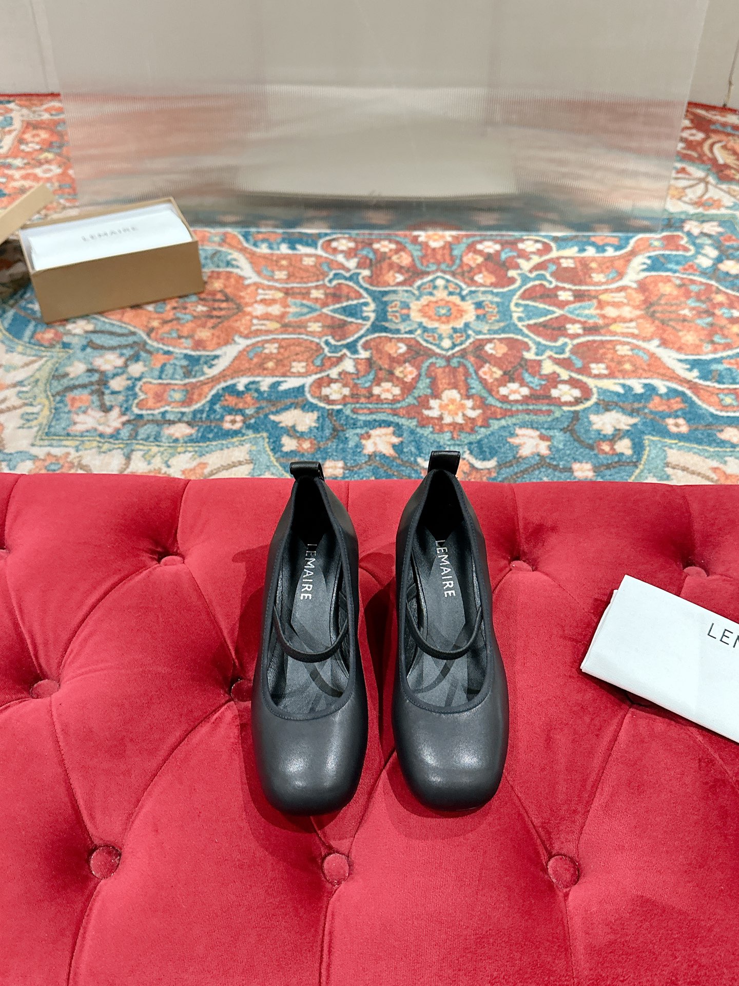 Lemaire Inspired Mary Jane Block Heel Leather Pumps for Women 5 i1739957532444 4884 0 0