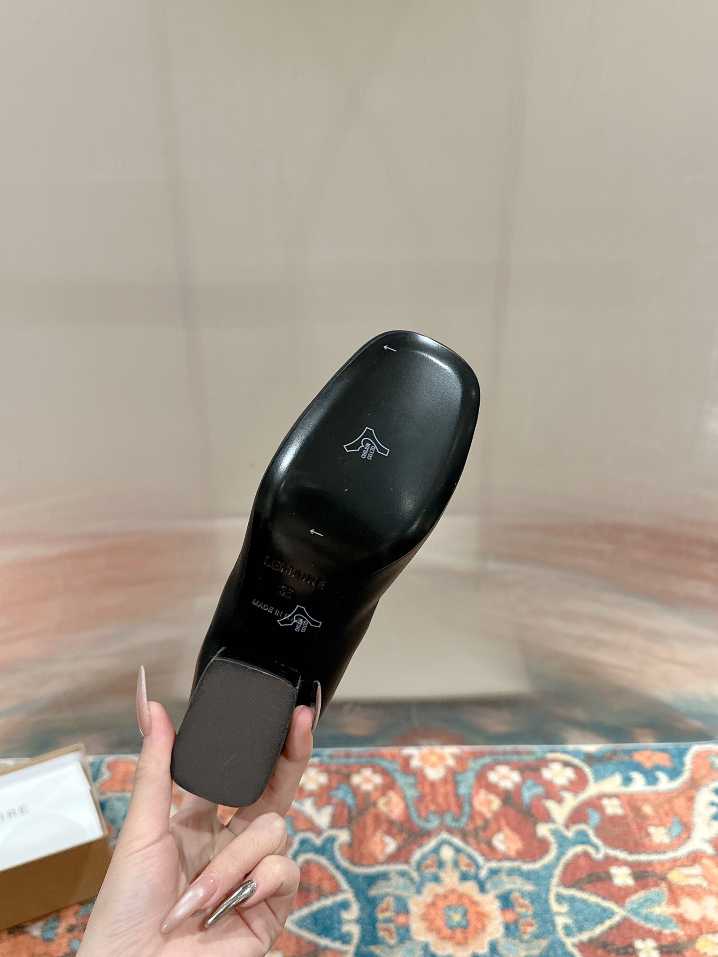 Lemaire Inspired Mary Jane Block Heel Leather Pumps for Women 7 i1739957533533 2785 0 8