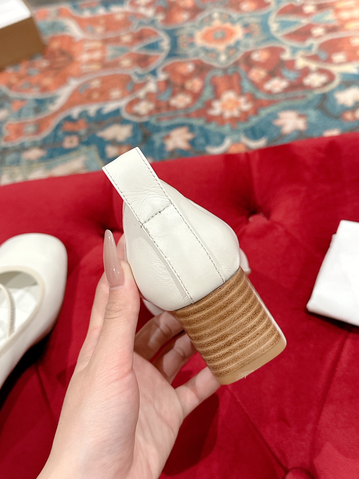 Lemaire Style Mary Jane Shoes, Round Toe, Sheepskin Leather, Women's Heels 10 i1739958117150 8830 0 7