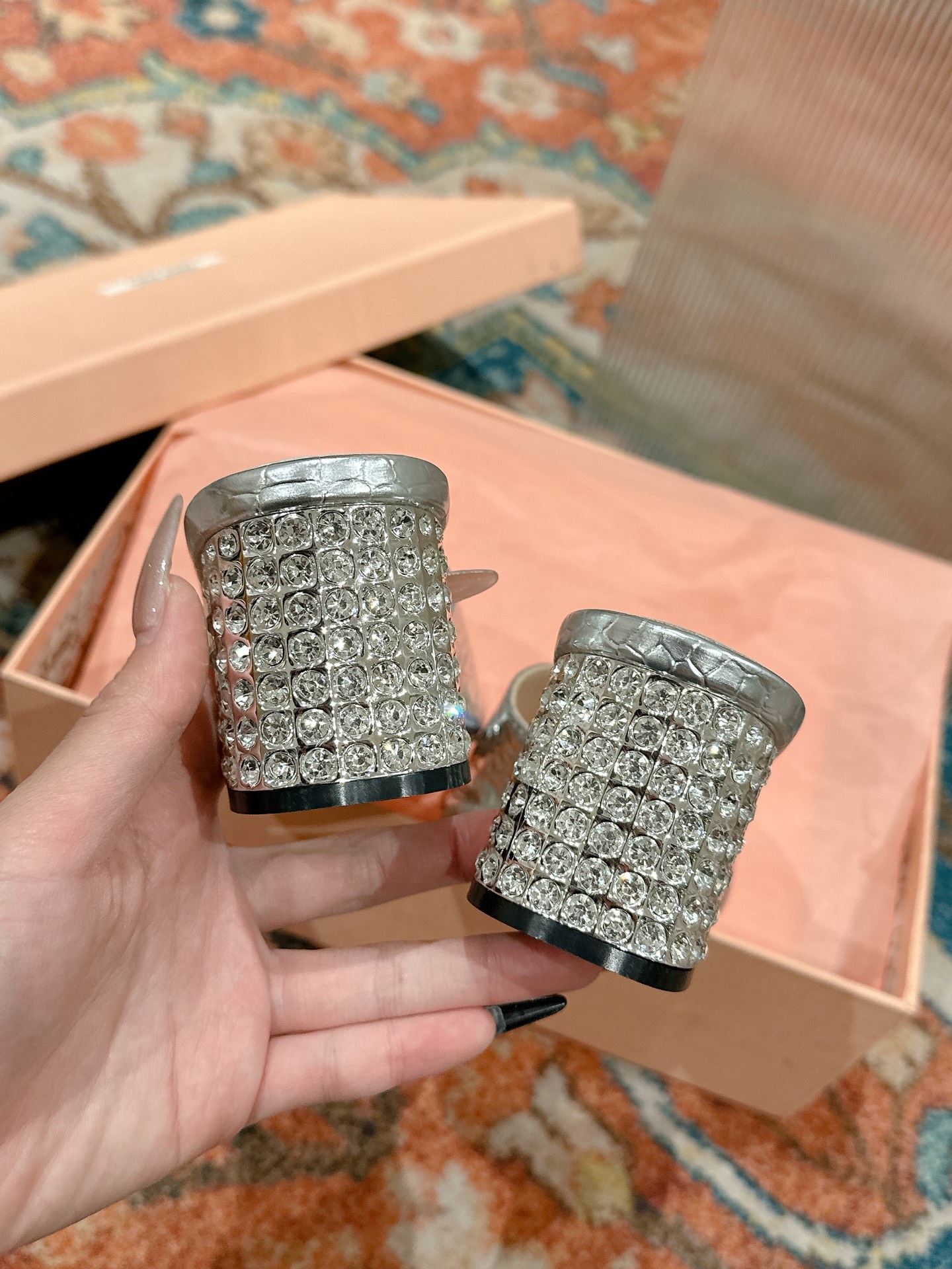 Miu Miu 2025SS Spring/Summer Heeled Sandals Patent Leather Mules 7 i1741416688198 1663 0 6