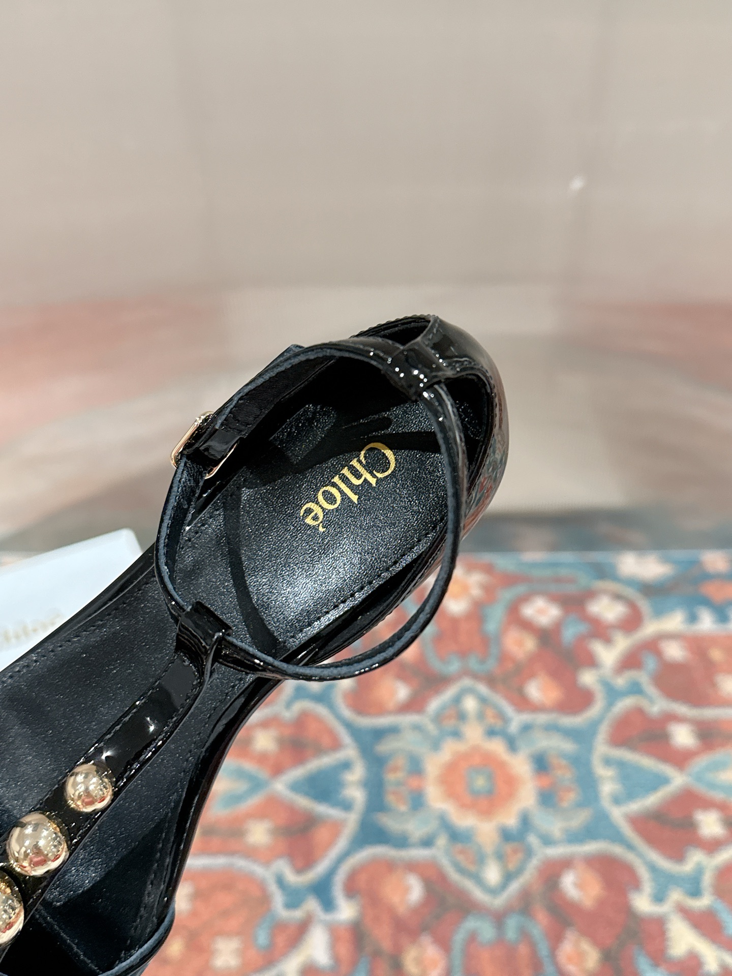 Chloé Cleiat T-Strap Heeled Sandals