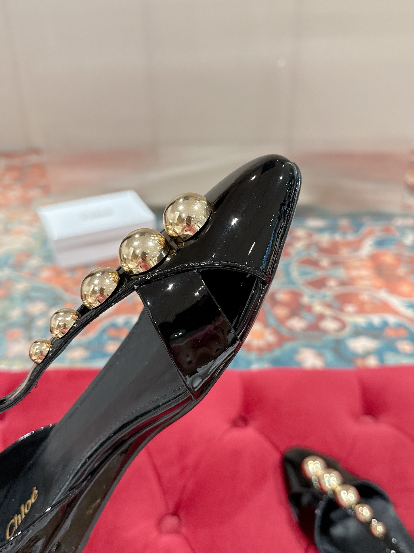 Chloé Cleiat T-Strap Heeled Sandals