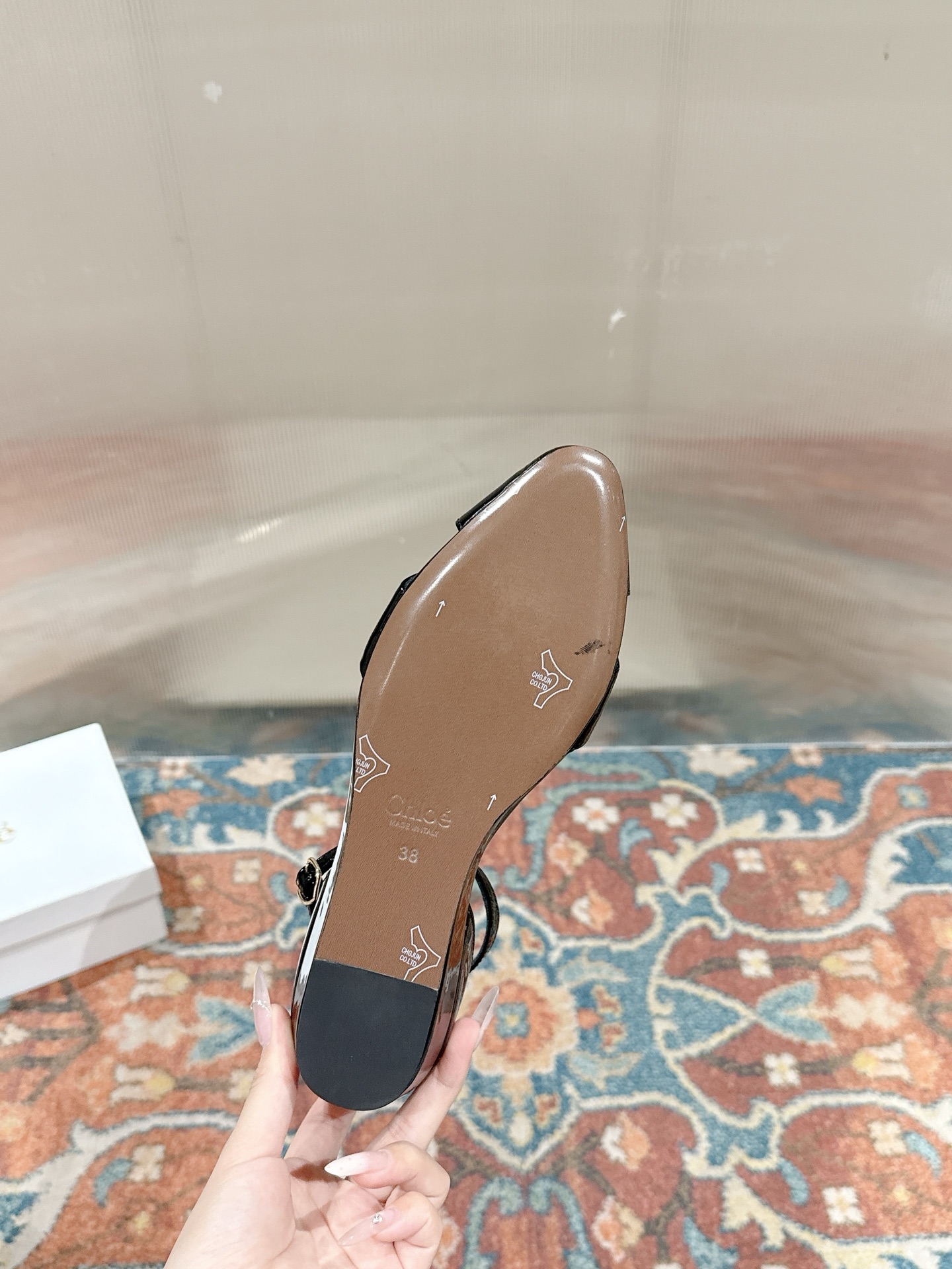Chloé Cleiat T-Strap Heeled Sandals