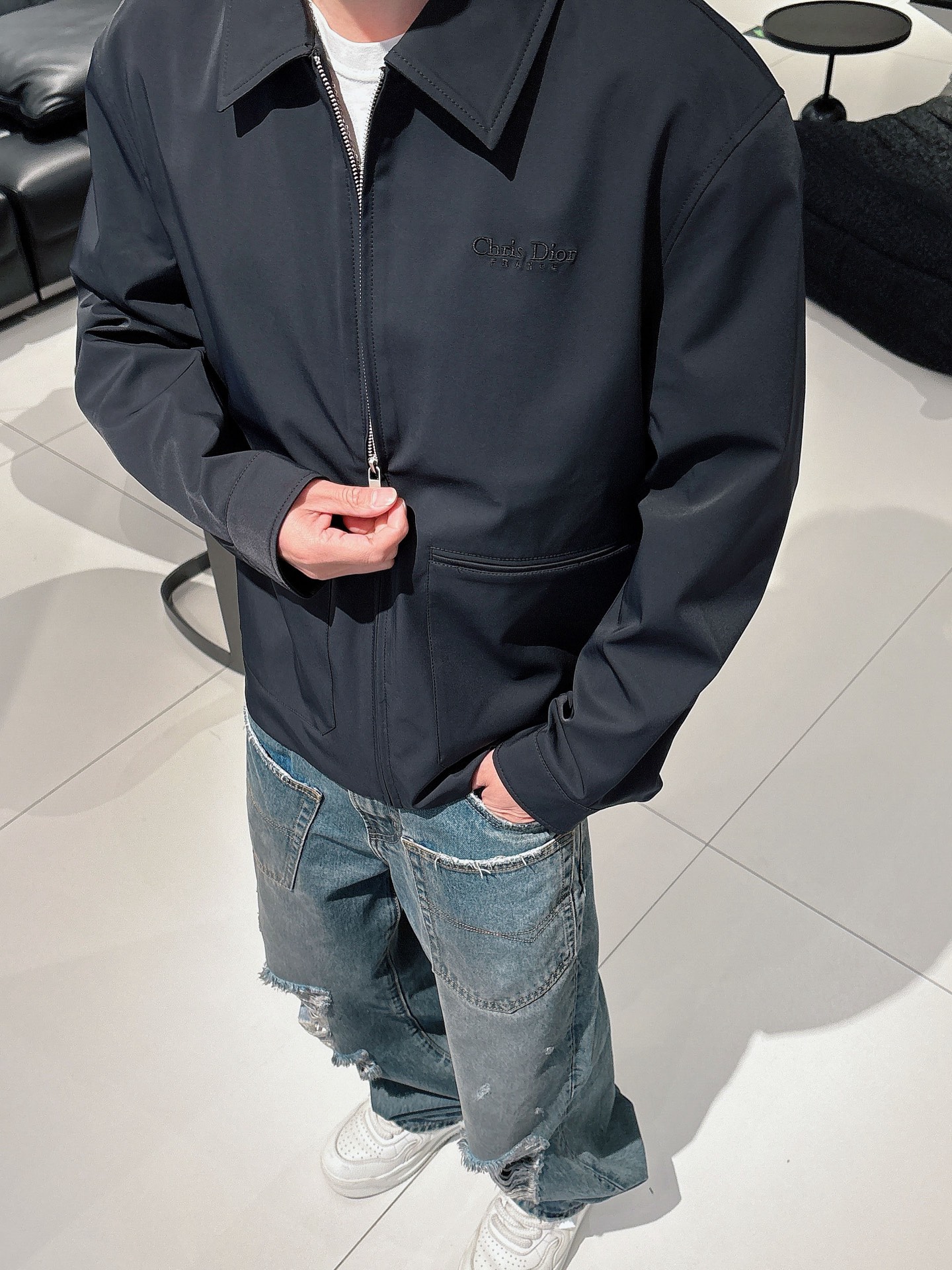 上新 。Dio*新品 顶级品质
官网同款，三标齐全！2025春夏新款男士夹克外套，时尚休闲高端版本！专柜