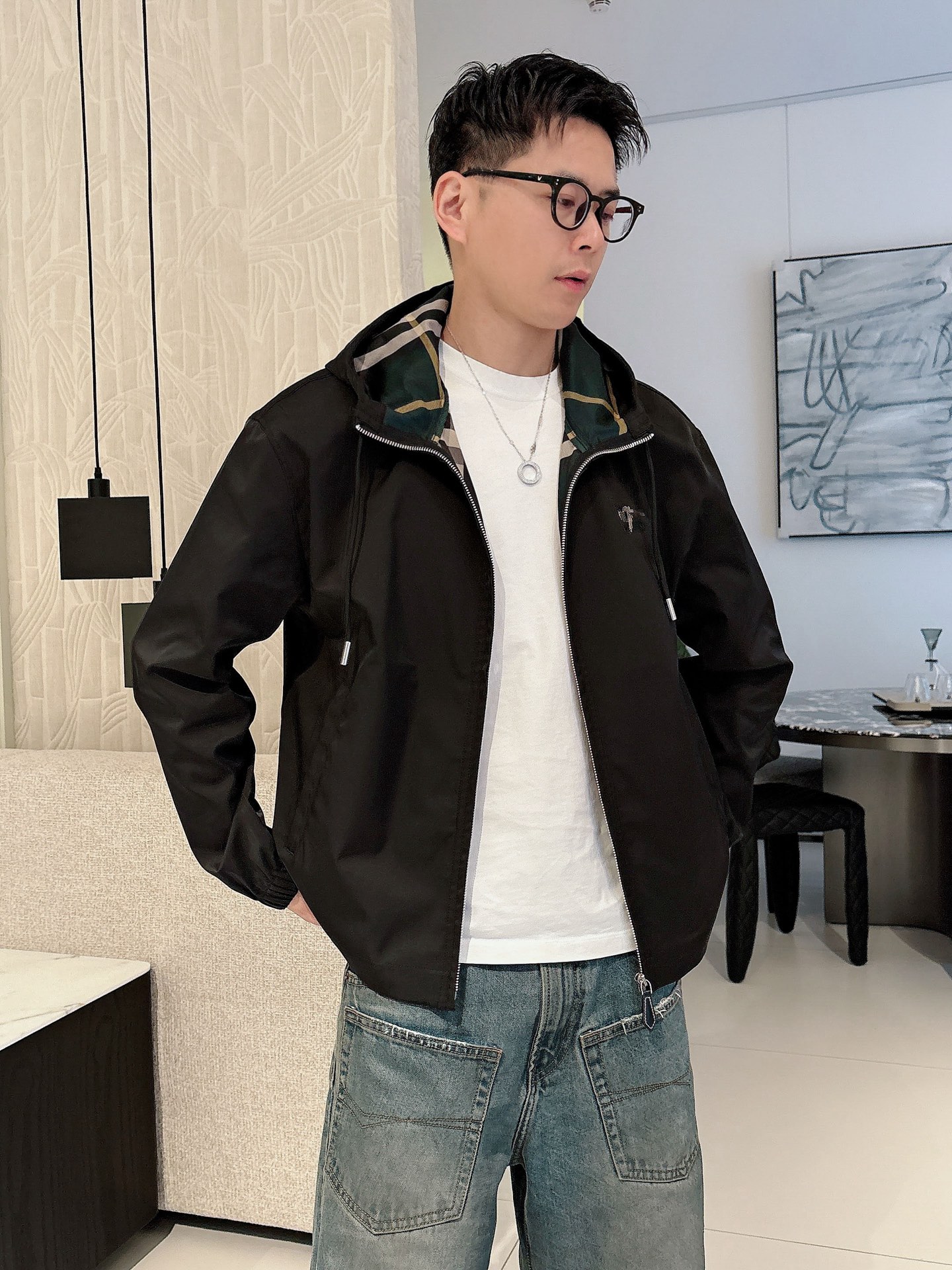  上新 。BBR*新品 无痕内里 顶级品质
官网同款，三标齐全！2025新款男士夹克外套，时尚休闲高端版