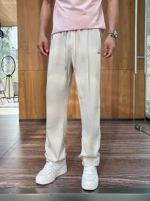 Loewe Men's 25SS Tencel Blend Drawstring Trousers - Ultimate Comfort 1 Loewe Men's 25SS Tencel Blend Drawstring Trousers - Ultimate Comfort