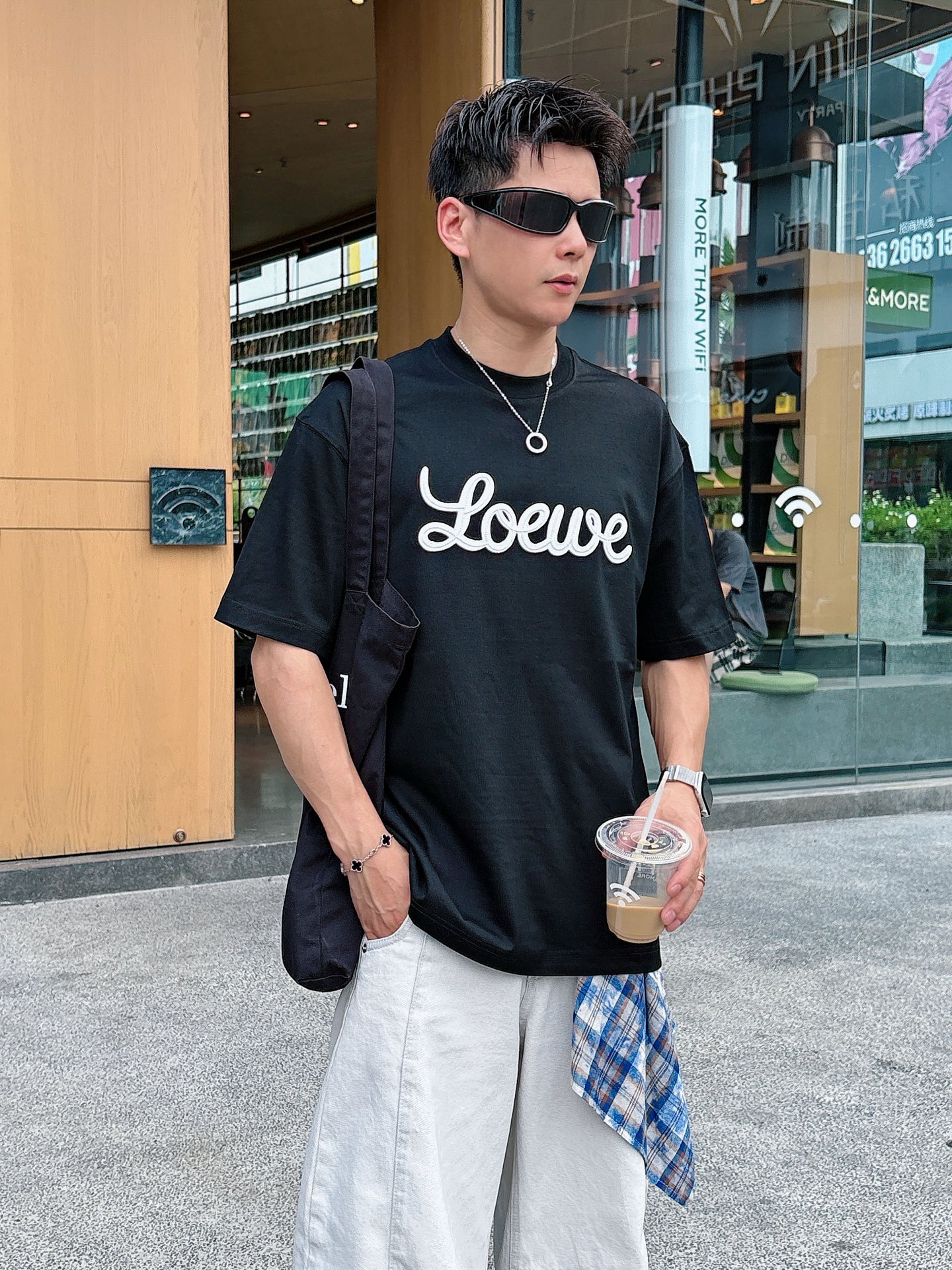 。上新罗意威 25 SS 新疆长绒棉 上身舒适亲肤 纯棉质感 经典百搭 黑白 码数M-3Xl