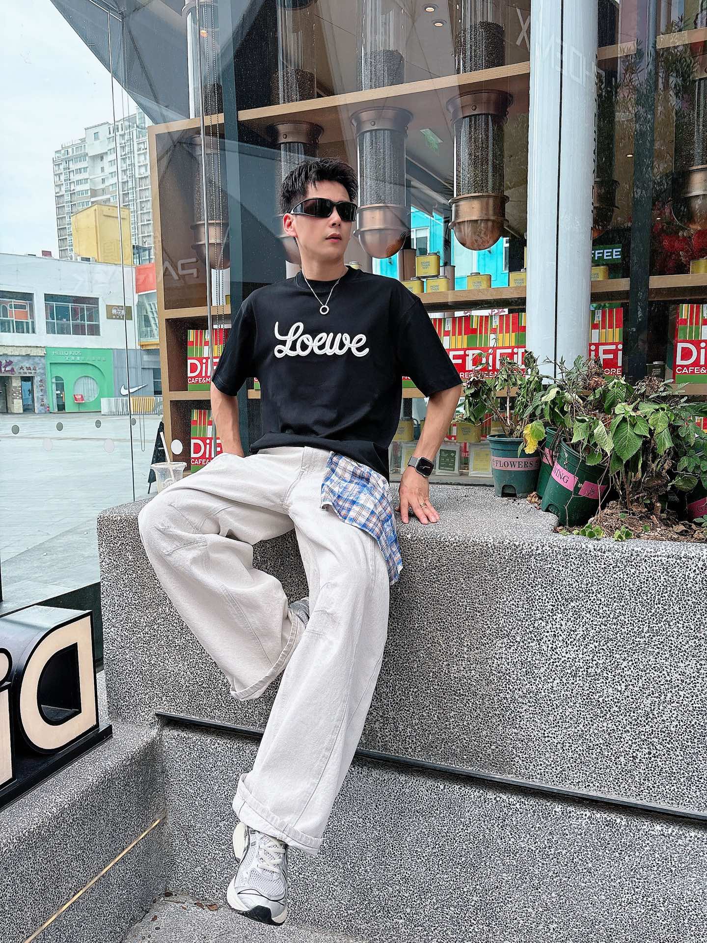 。上新罗意威 25 SS 新疆长绒棉 上身舒适亲肤 纯棉质感 经典百搭 黑白 码数M-3Xl