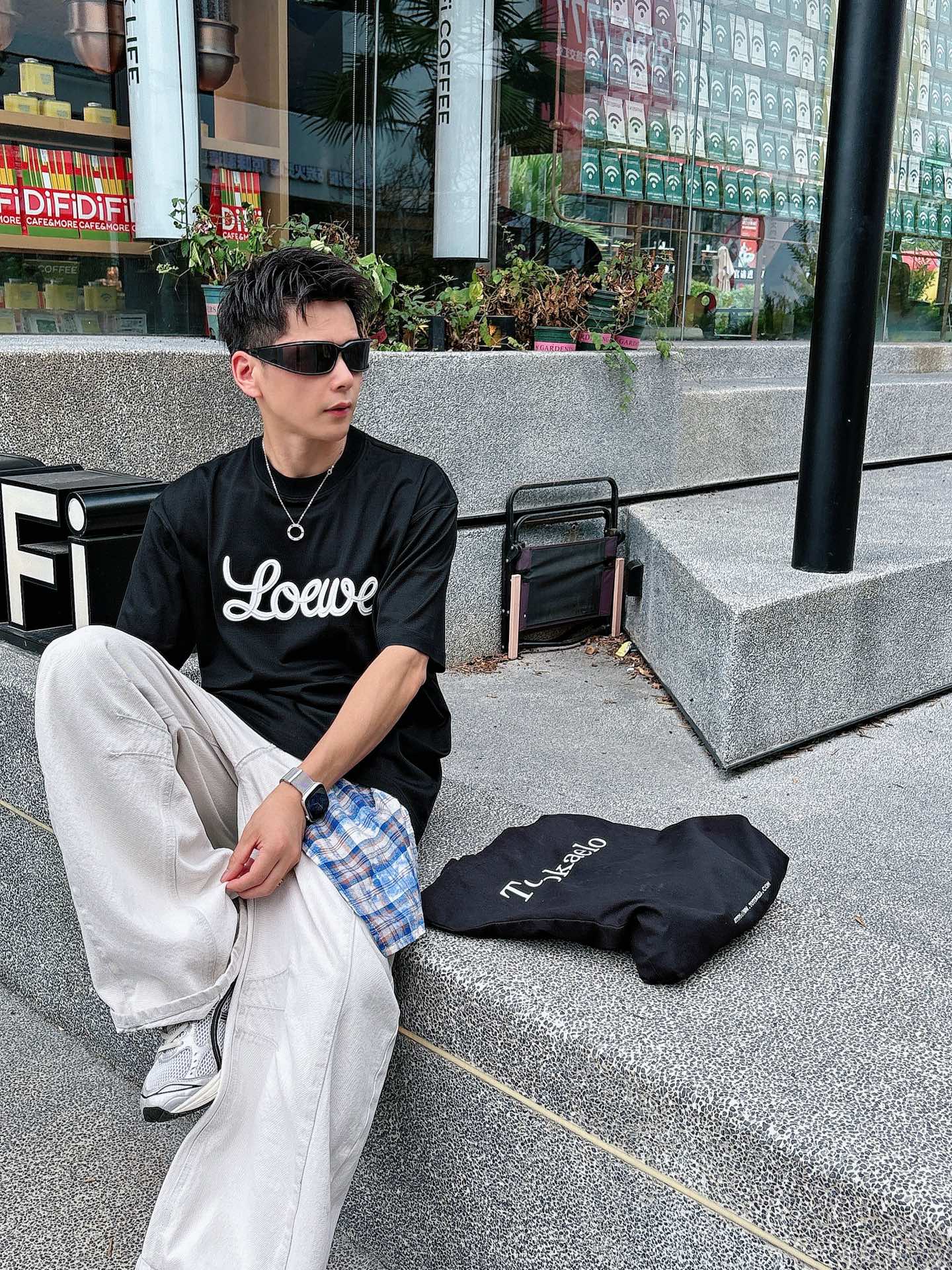 。上新罗意威 25 SS 新疆长绒棉 上身舒适亲肤 纯棉质感 经典百搭 黑白 码数M-3Xl