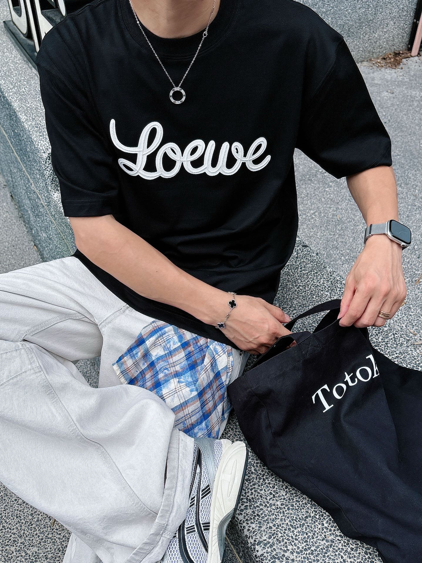 。上新罗意威 25 SS 新疆长绒棉 上身舒适亲肤 纯棉质感 经典百搭 黑白 码数M-3Xl