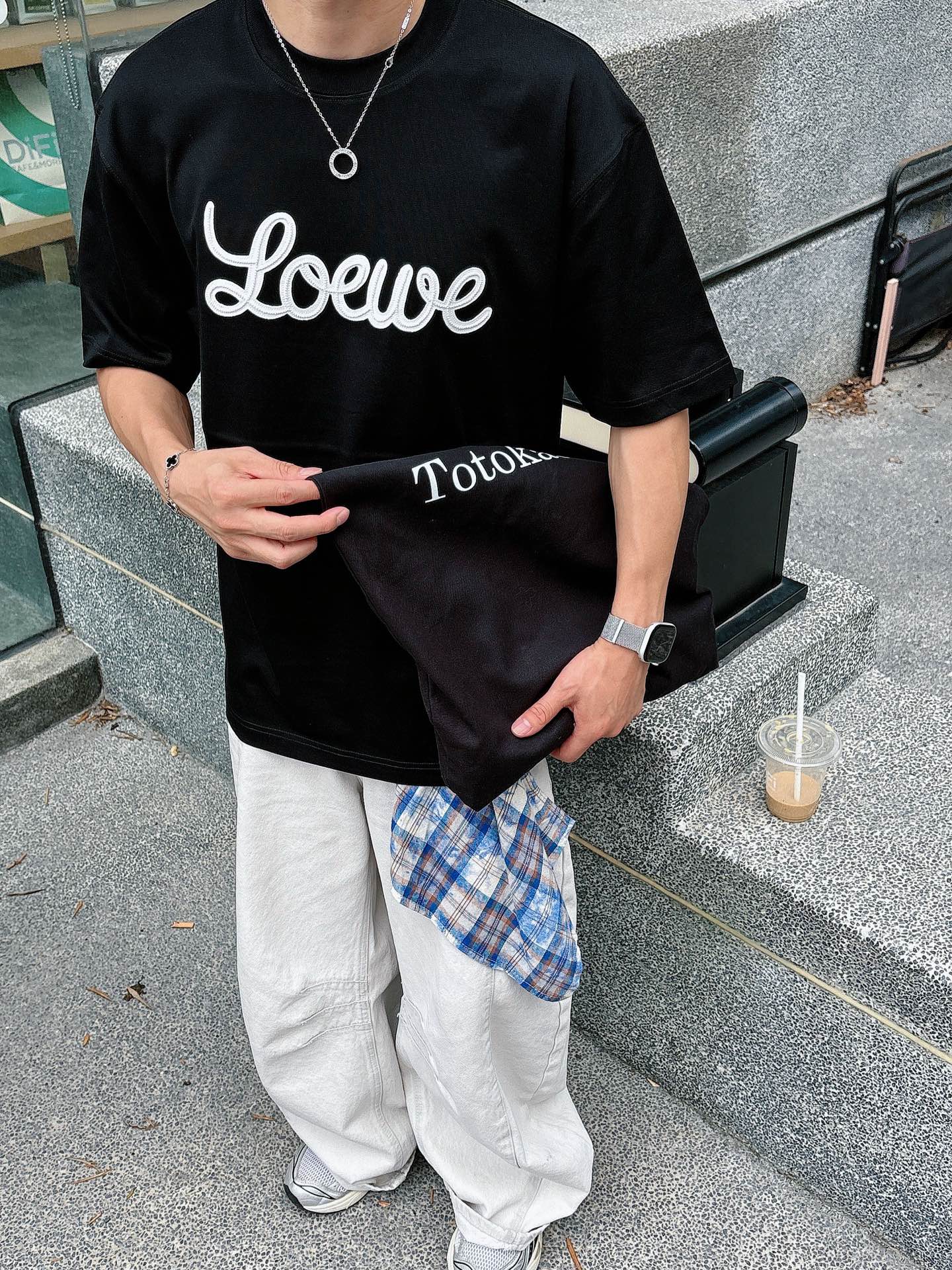 。上新罗意威 25 SS 新疆长绒棉 上身舒适亲肤 纯棉质感 经典百搭 黑白 码数M-3Xl