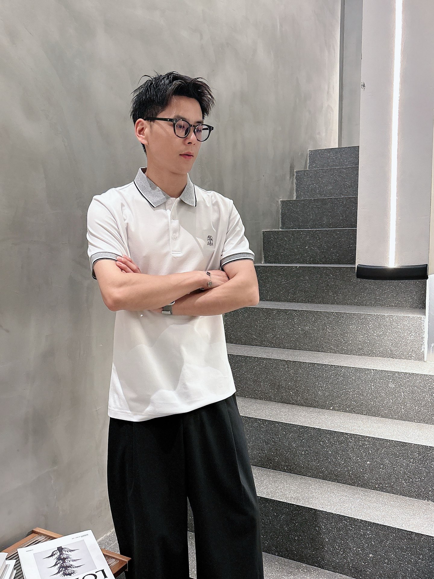  BC夏季新品翻领Polo短袖
时尚单品设计，更加时尚舒适，高标准定制，上身非常有型，奢华品牌经典LOG