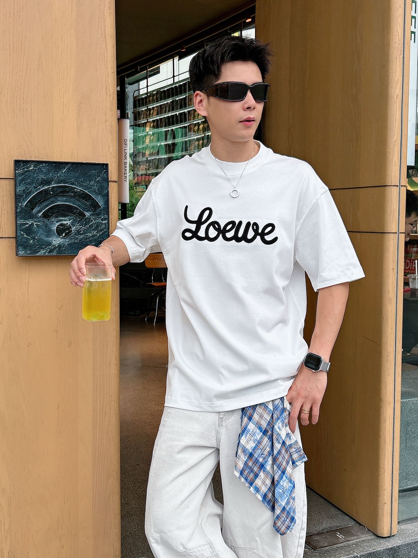 。上新罗意威 25 SS 新疆长绒棉 上身舒适亲肤 纯棉质感 经典百搭 黑白 码数M-3Xl