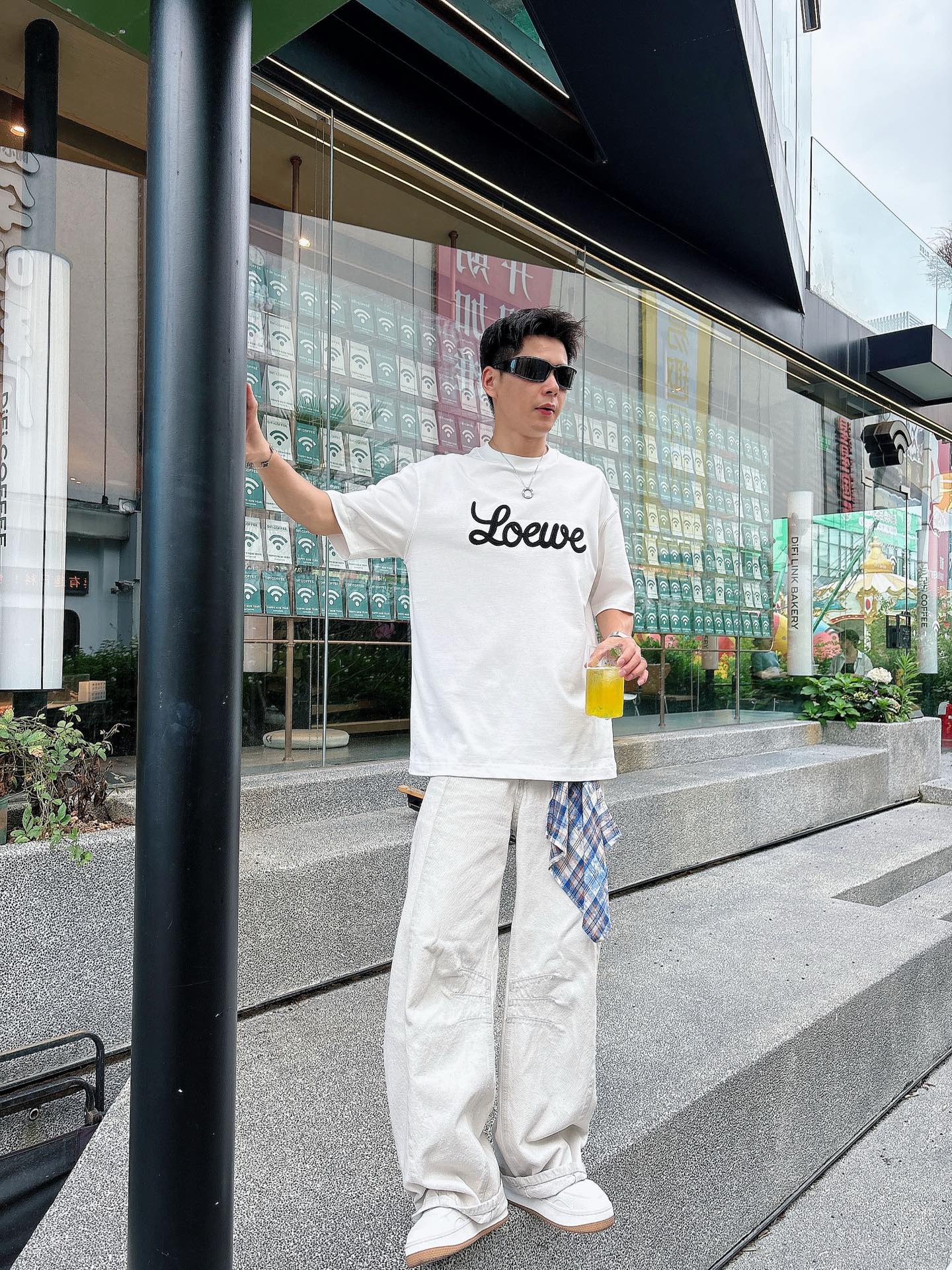 。上新罗意威 25 SS 新疆长绒棉 上身舒适亲肤 纯棉质感 经典百搭 黑白 码数M-3Xl