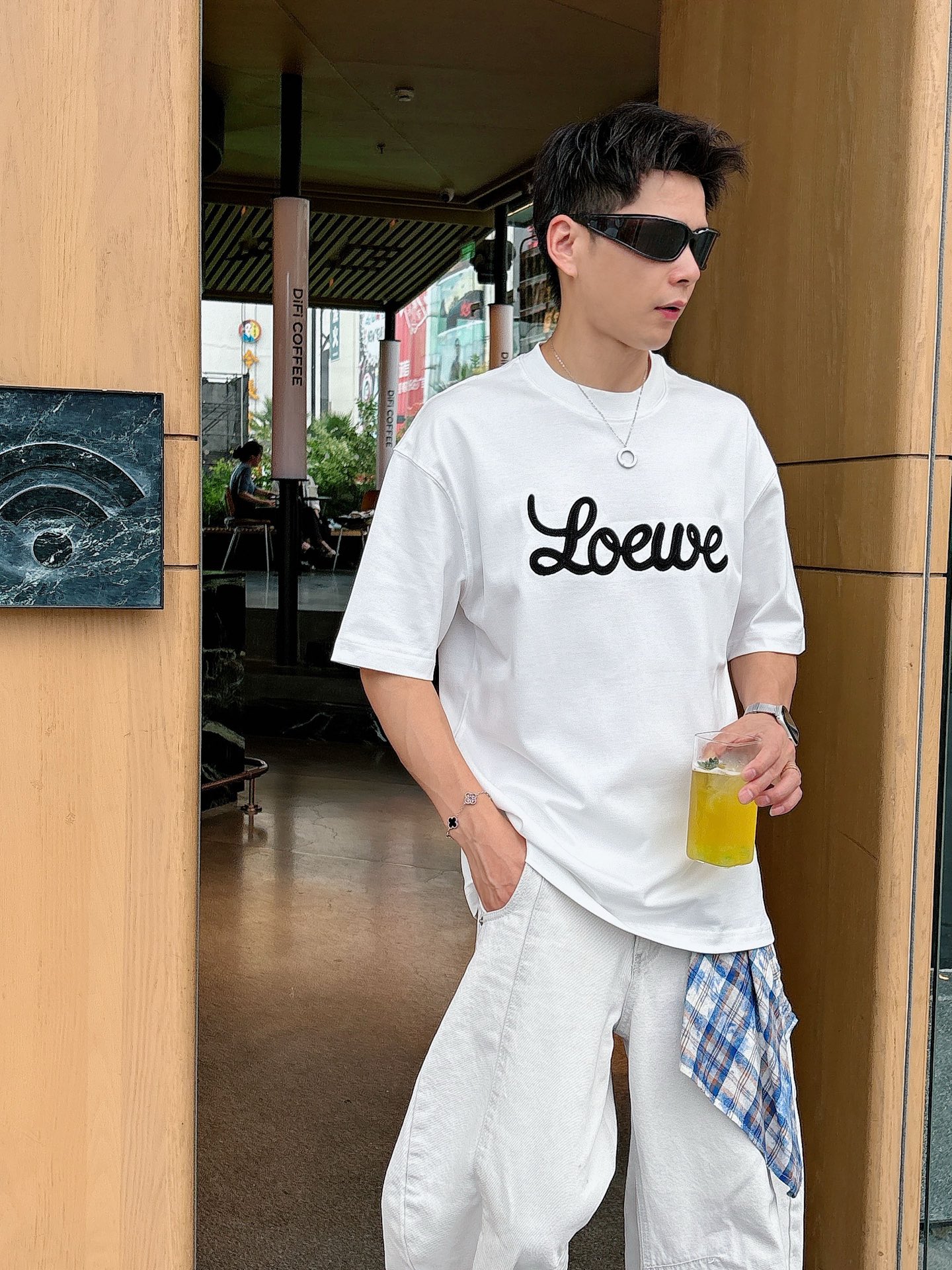 。上新罗意威 25 SS 新疆长绒棉 上身舒适亲肤 纯棉质感 经典百搭 黑白 码数M-3Xl