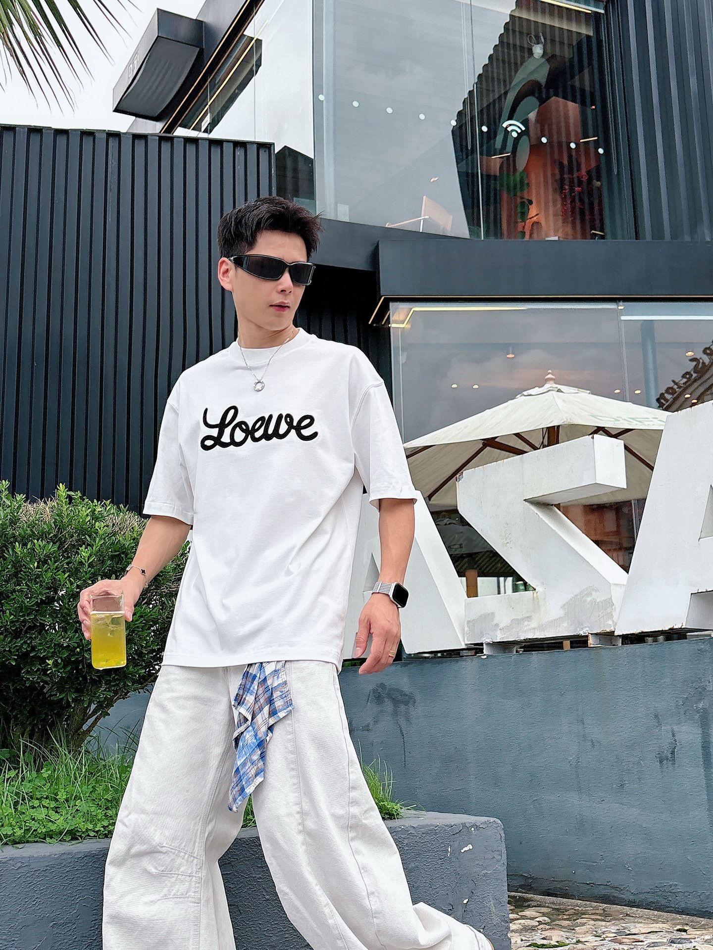 。上新罗意威 25 SS 新疆长绒棉 上身舒适亲肤 纯棉质感 经典百搭 黑白 码数M-3Xl