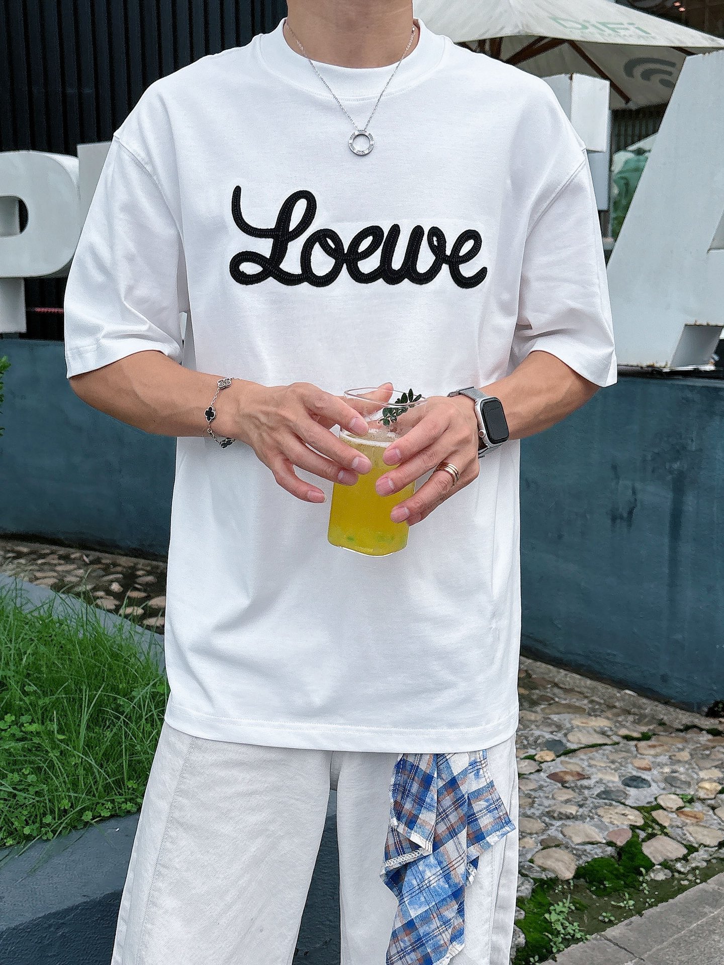 。上新罗意威 25 SS 新疆长绒棉 上身舒适亲肤 纯棉质感 经典百搭 黑白 码数M-3Xl