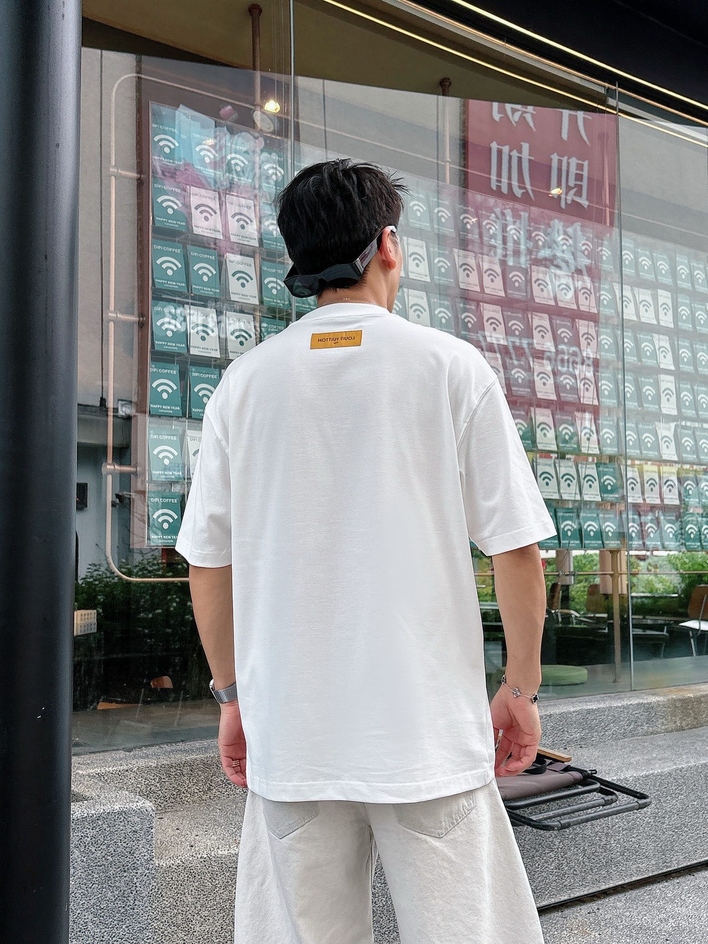 。上新lv 25 SS 新疆长绒棉 上身舒适亲肤 纯棉质感 经典百搭 黑白 码数M-3Xl