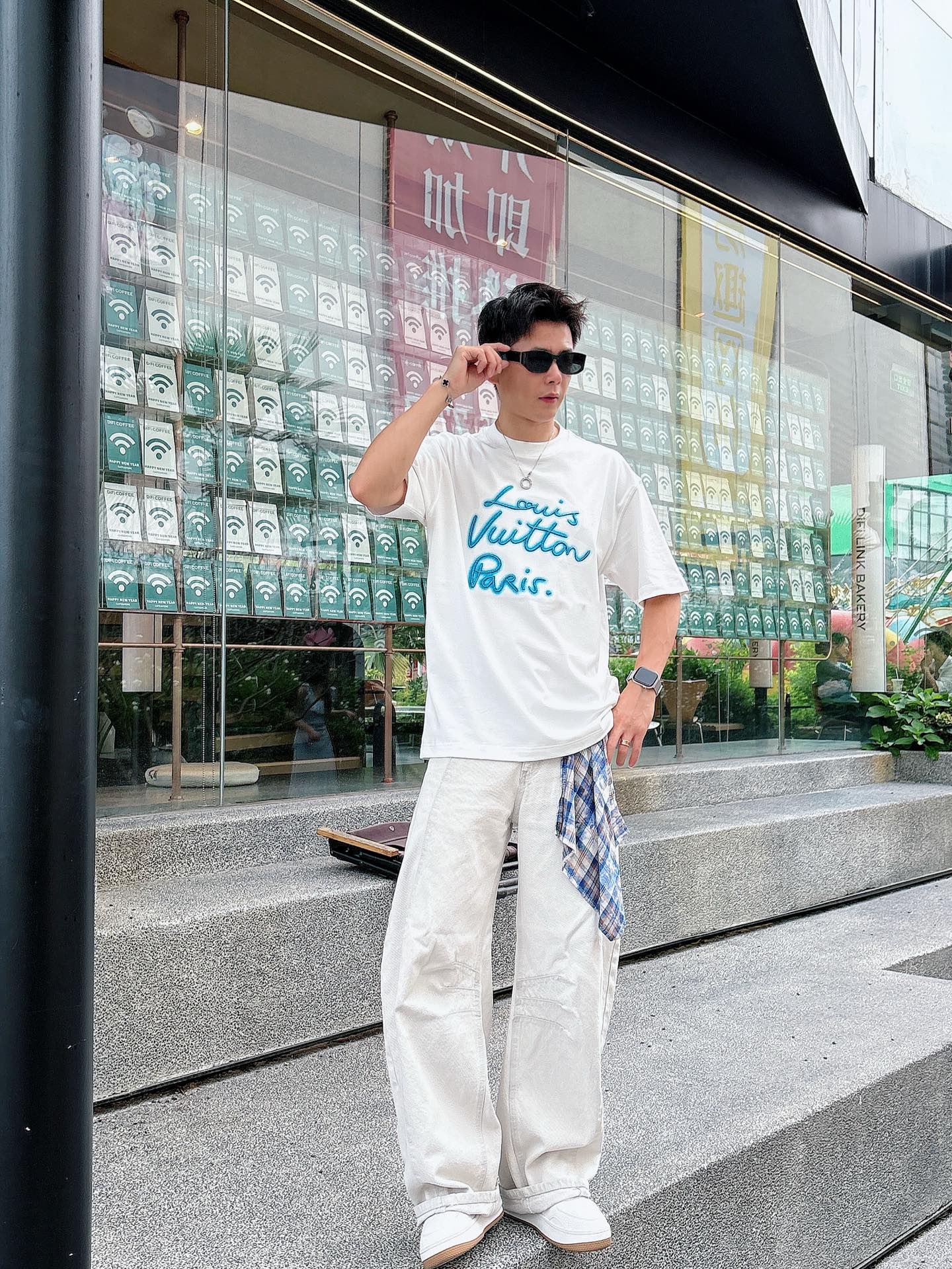 。上新lv 25 SS 新疆长绒棉 上身舒适亲肤 纯棉质感 经典百搭 黑白 码数M-3Xl