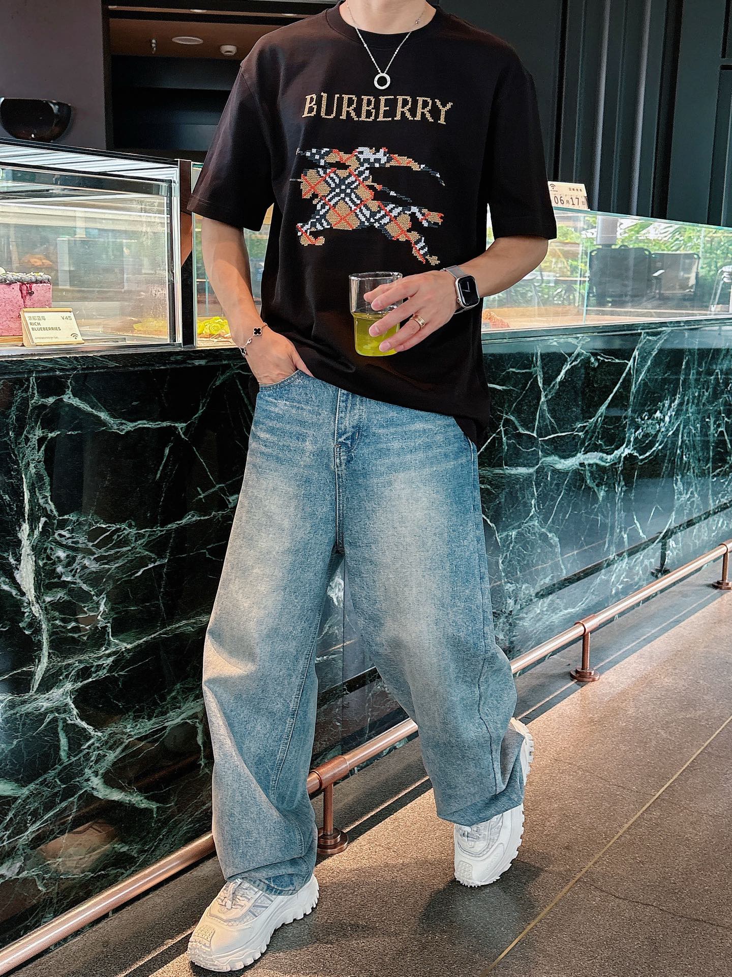  BBR 2025春夏新款首发专柜最新款短袖圆领T恤 高端订制 设计前卫时尚！品牌logo重工艺设计 高