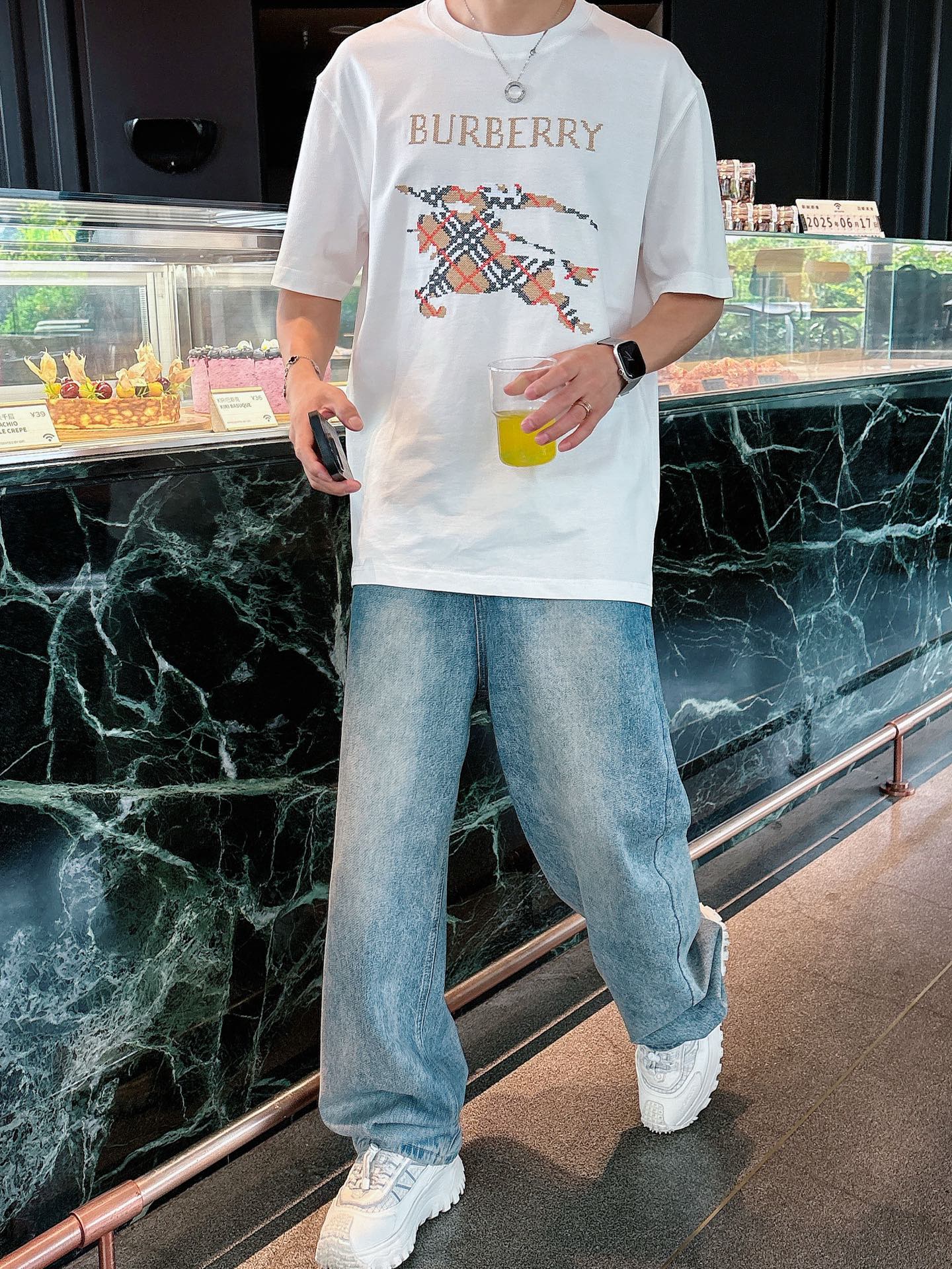  BBR 2025春夏新款首发专柜最新款短袖圆领T恤 高端订制 设计前卫时尚！品牌logo重工艺设计 高