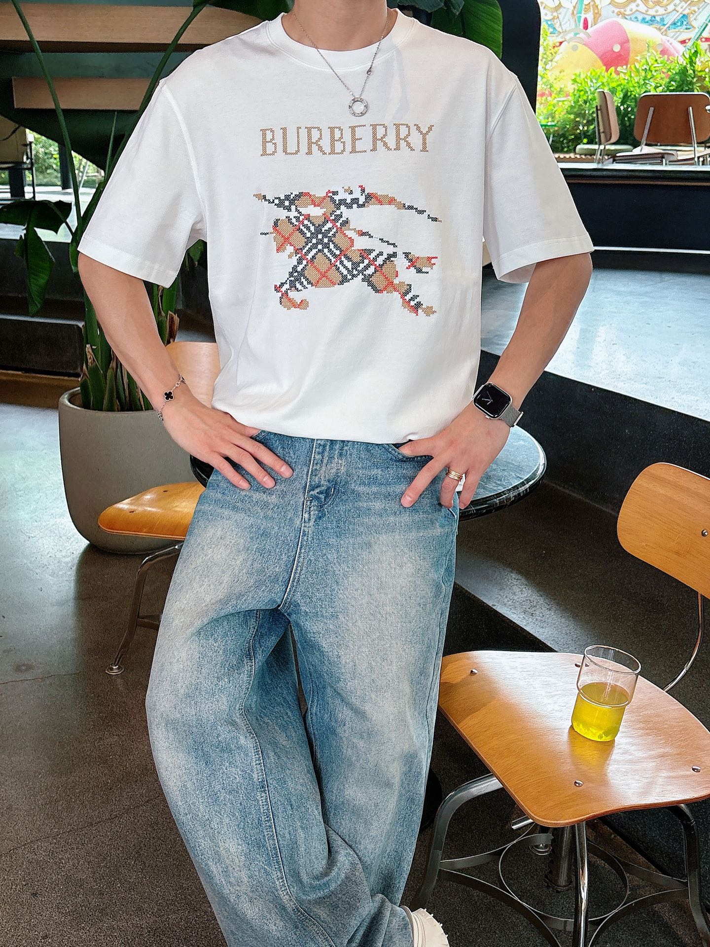  BBR 2025春夏新款首发专柜最新款短袖圆领T恤 高端订制 设计前卫时尚！品牌logo重工艺设计 高