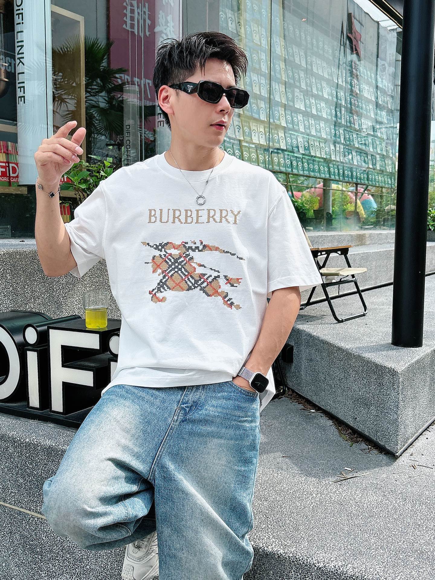  BBR 2025春夏新款首发专柜最新款短袖圆领T恤 高端订制 设计前卫时尚！品牌logo重工艺设计 高