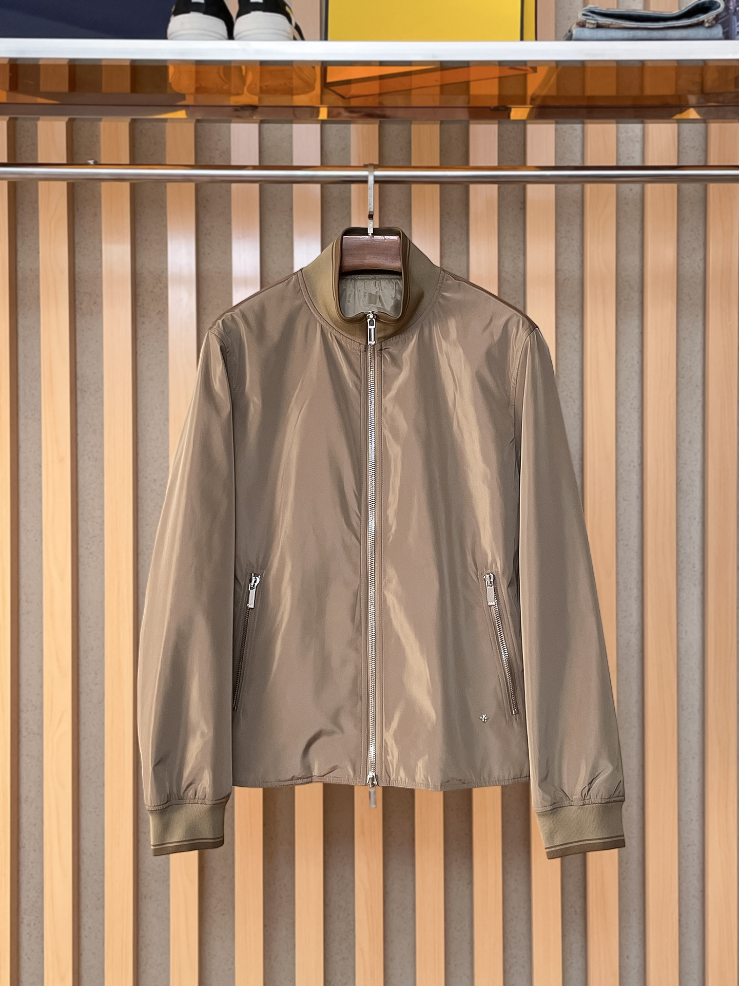 Diro 官网同款，三标齐全！2025秋冬新款男士夹克外套，时尚休闲高端版本！专柜定制面料 透气舒适度高