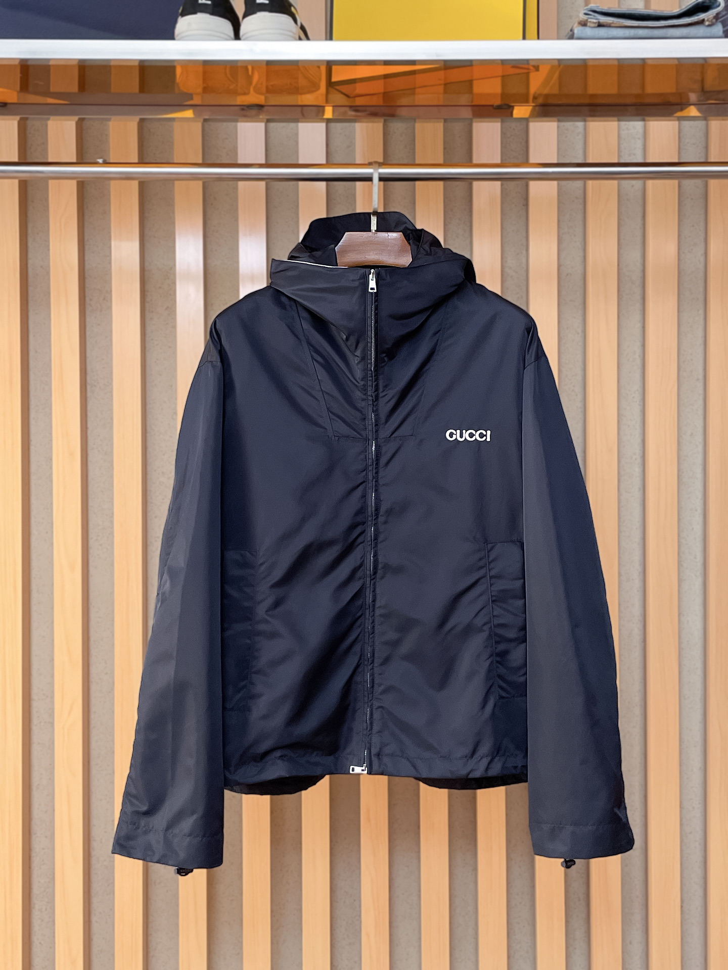 顶级版本G家官网同款，三标齐全！2025新款男士夹克外套，时尚休闲高端版本！专柜定制面料 透气舒适度高，