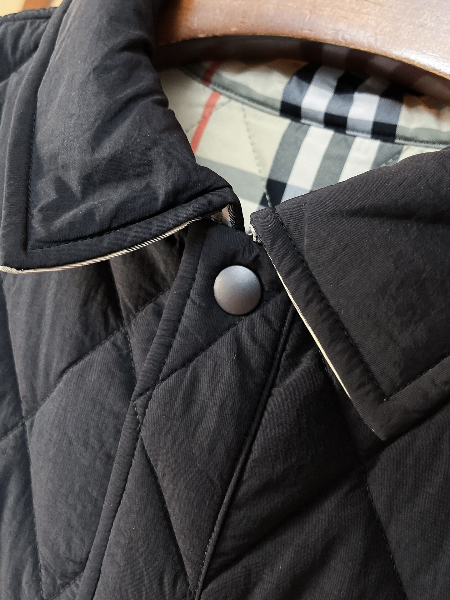 。BBR 2024秋冬新款🌟经典格子双面翻领棉衣🔥码数：48-56