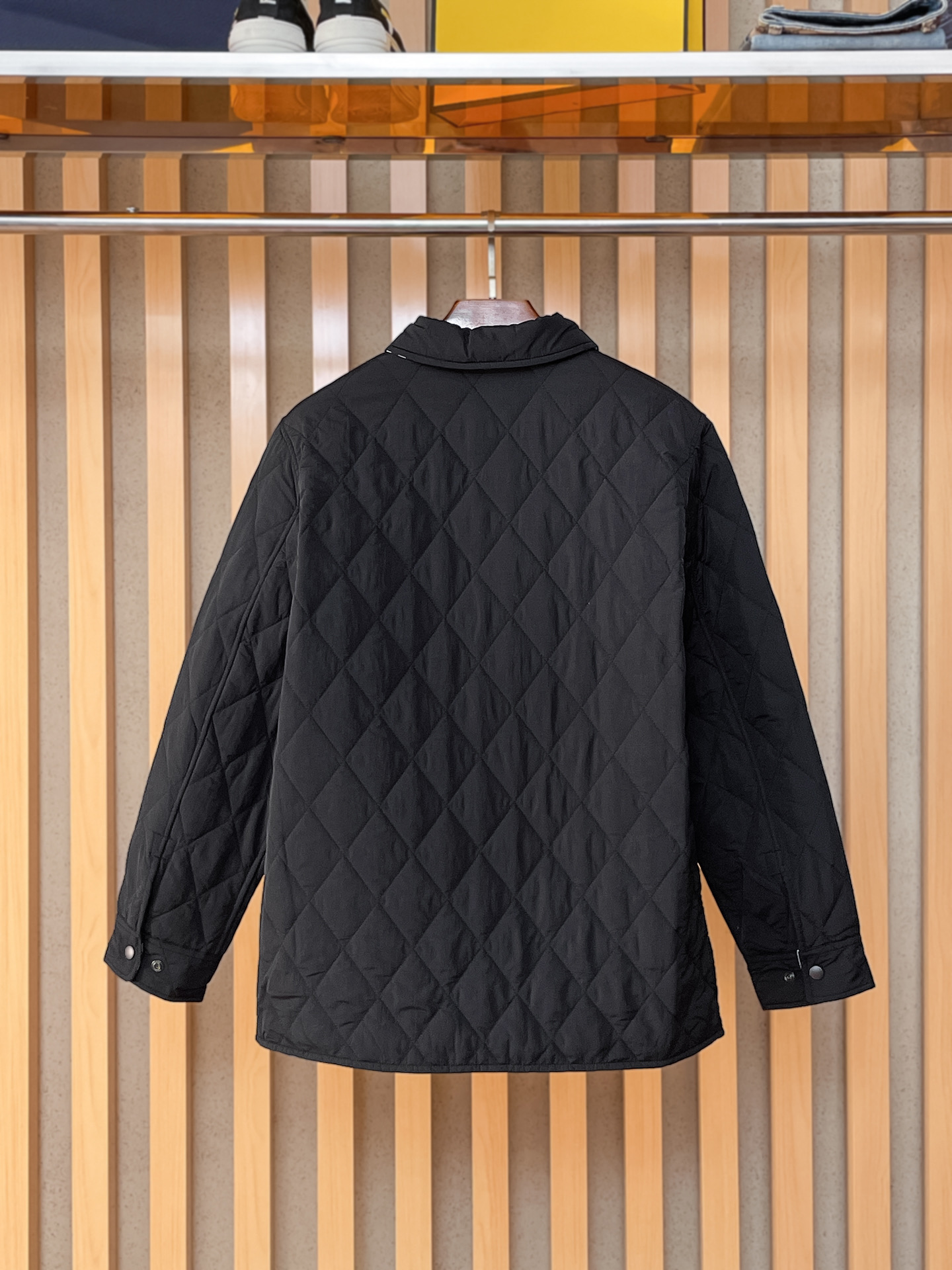 。BBR 2024秋冬新款🌟经典格子双面翻领棉衣🔥码数：48-56