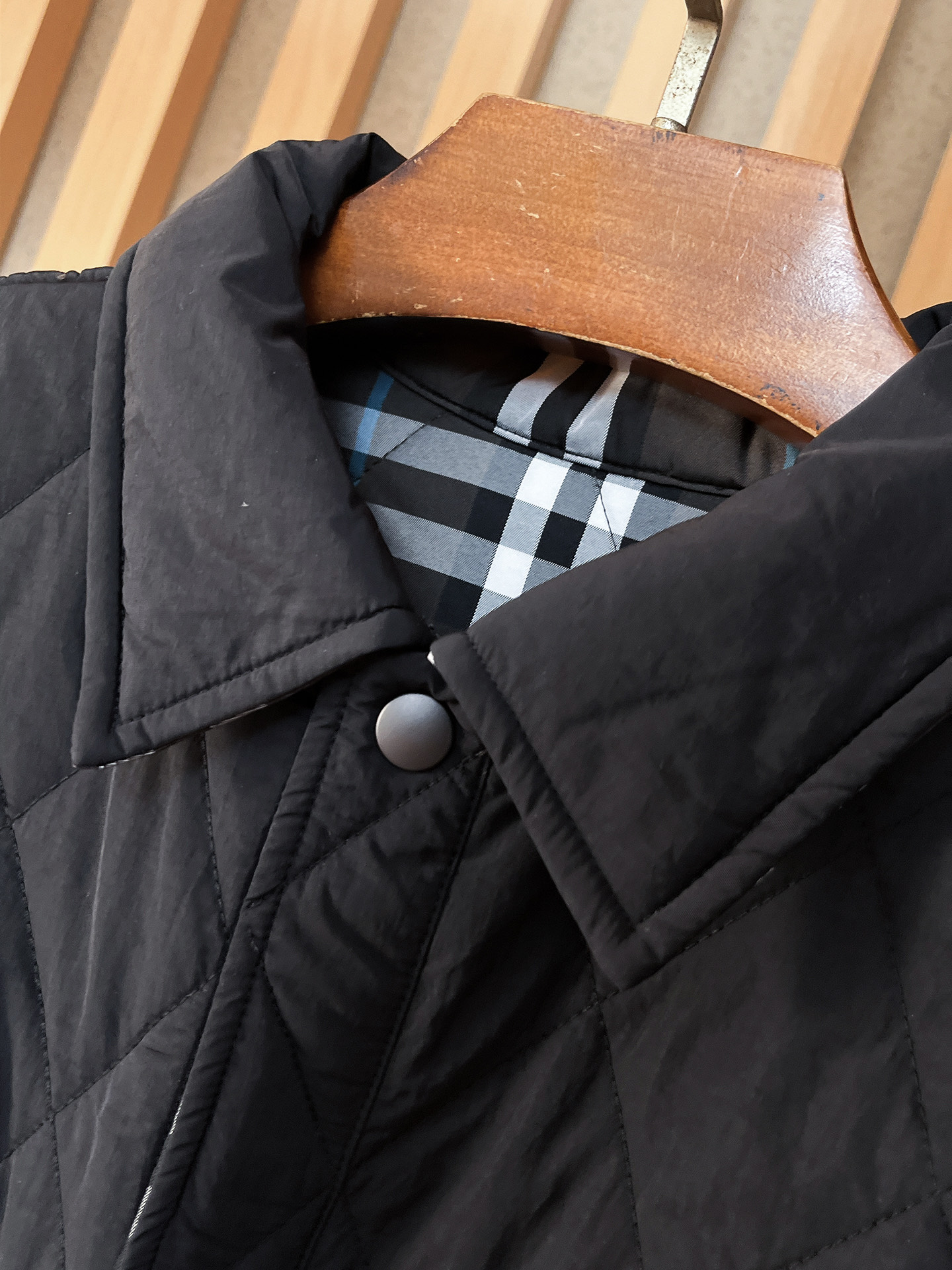 。BBR 2024秋冬新款🌟经典格子双面翻领棉衣🔥码数：48-56