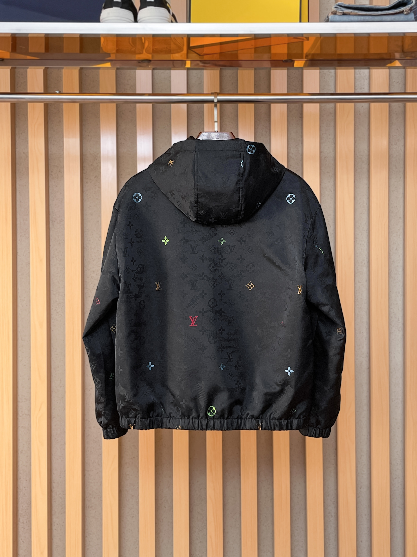 lv 官网同款，三标齐全！2025秋冬新款男士夹克外套，时尚休闲高端版本！专柜定制面料 透气舒适度高，细