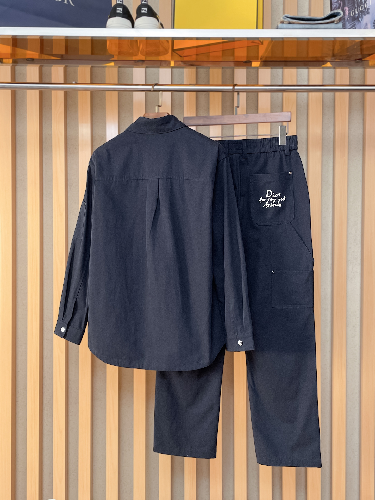 。Diro。2025秋冬新款套装 走秀款 定制原版牛仔面料 搭配夹克版型设计 非常洋气 版型超好不易褶皱