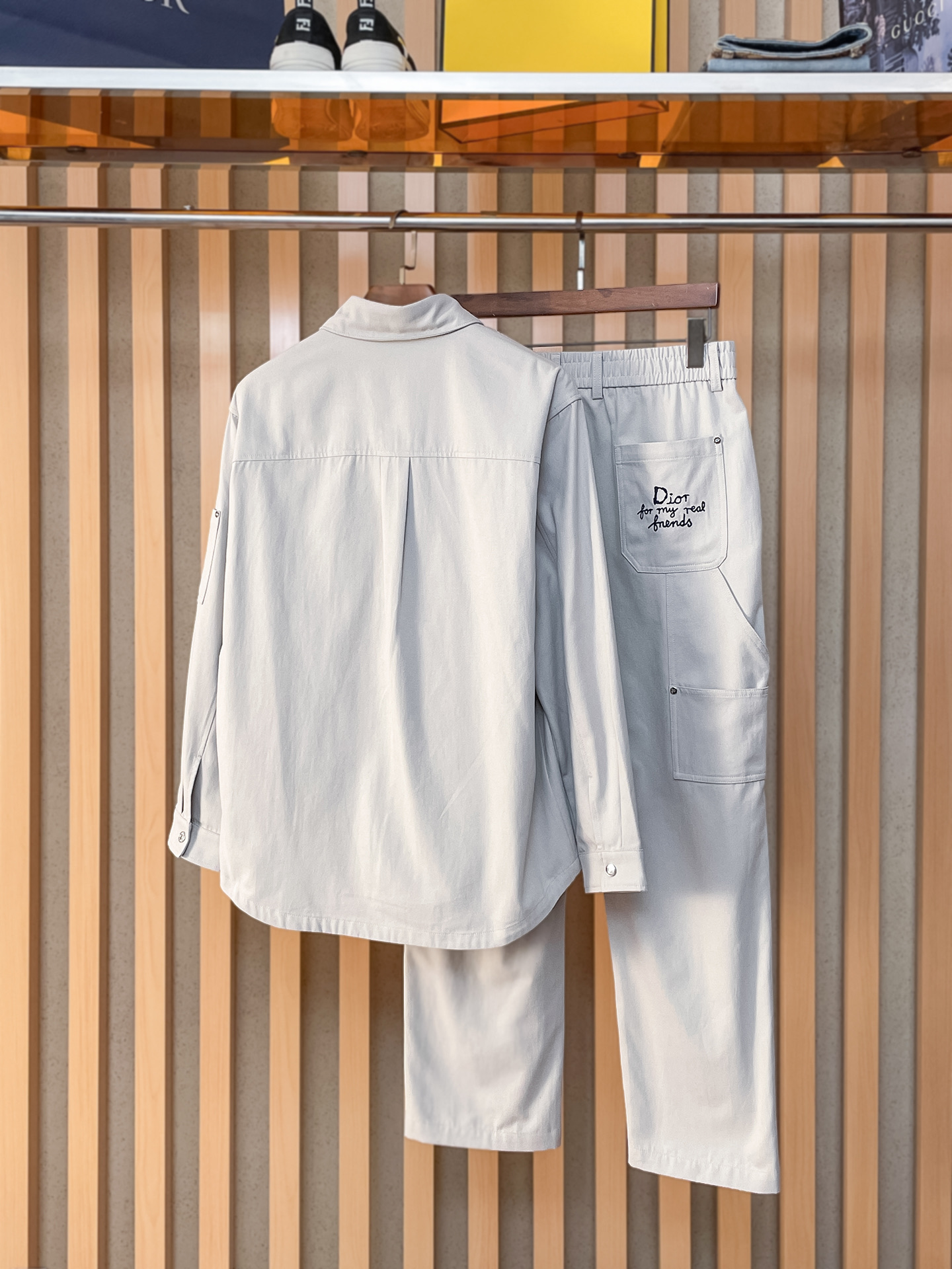 。Diro。2025秋冬新款套装 走秀款 定制原版牛仔面料 搭配夹克版型设计 非常洋气 版型超好不易褶皱