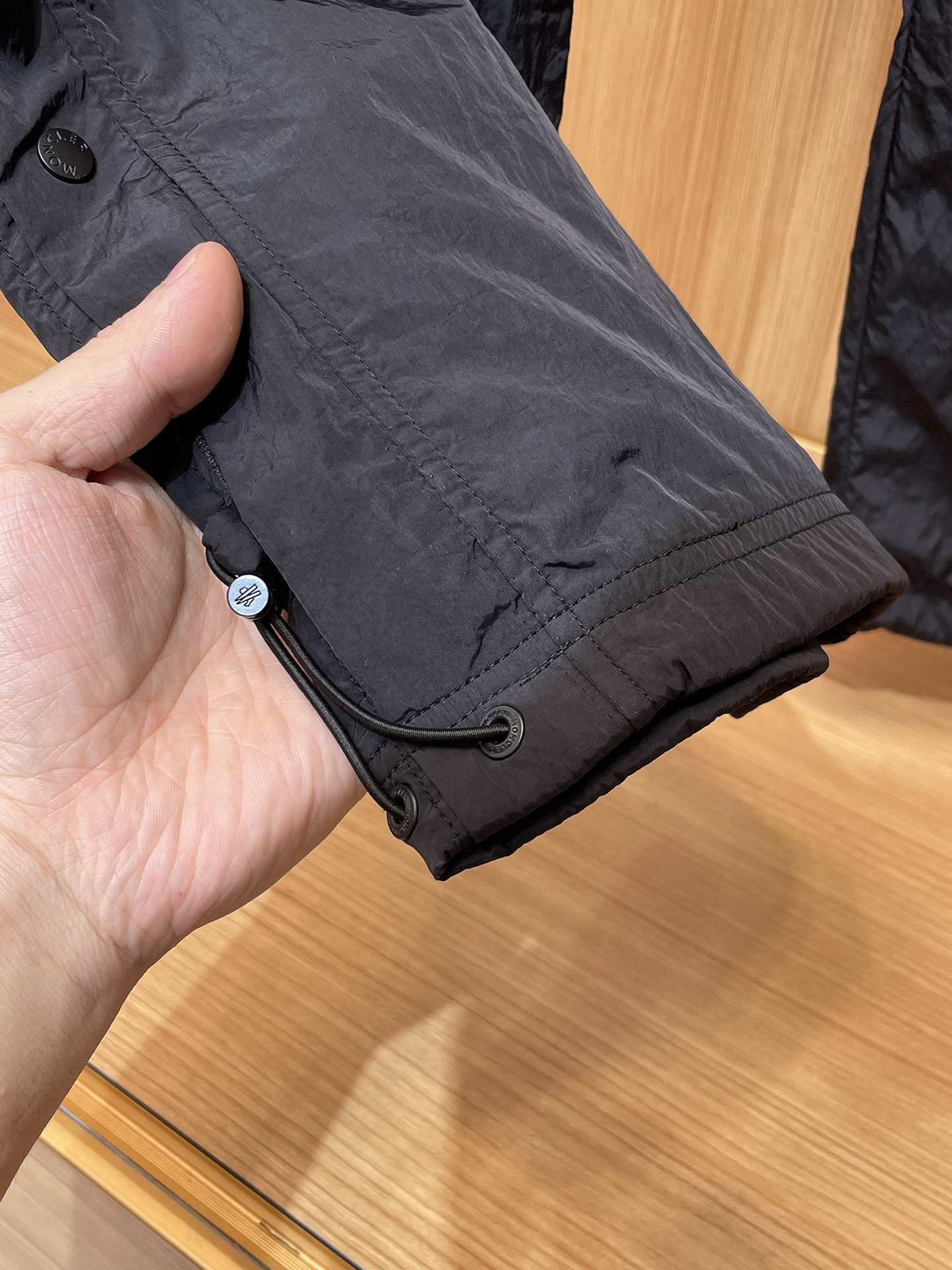 Moncler Men's Black Casual Pants, Elastic Waistband, Versatile Style 8 i1757687788124 3712 0 6