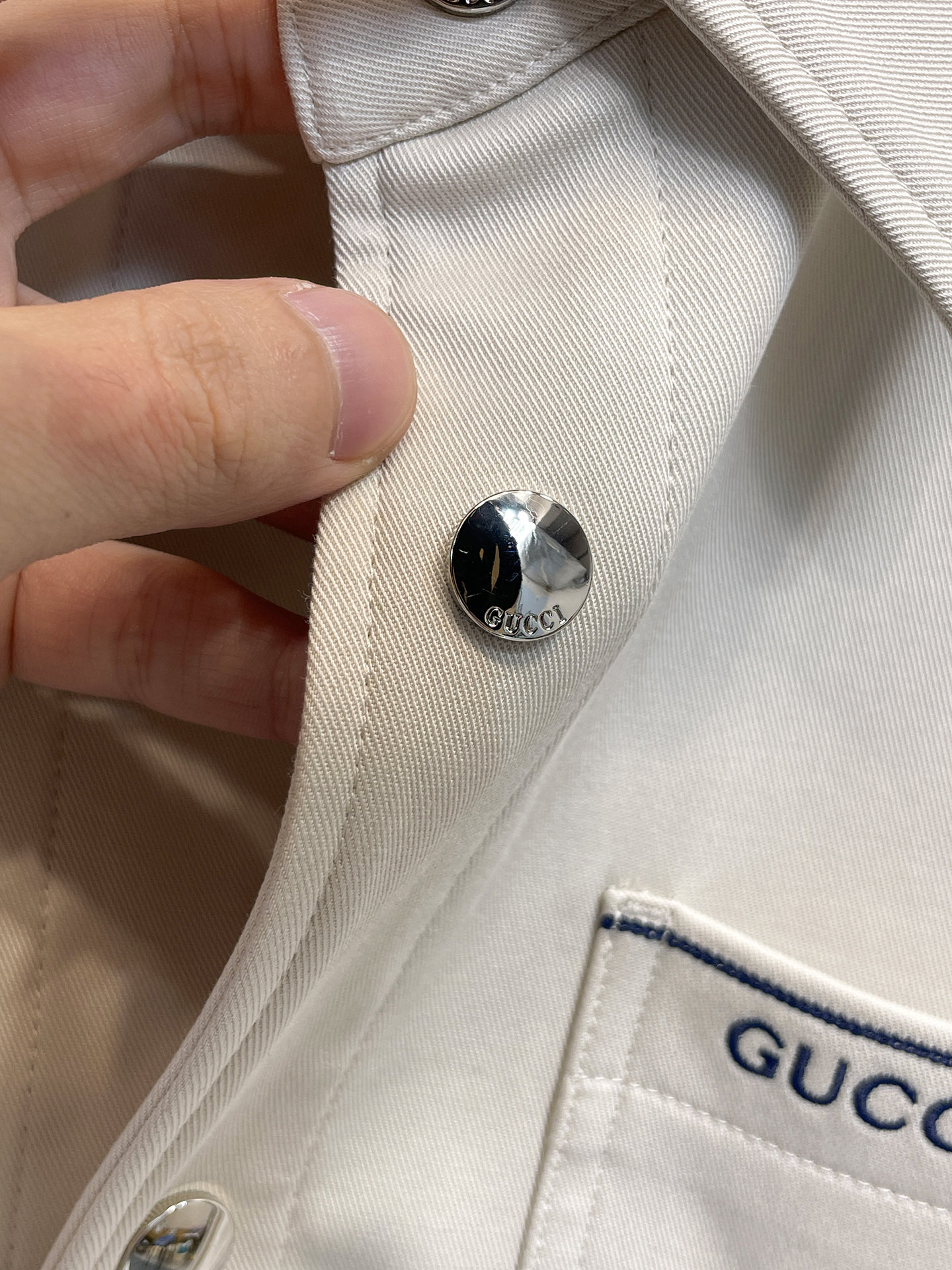 Gucci Men's Beige Denim Jacket and Pants Set, Stylish & Comfortable 5 i1757688172487 3377 0 3