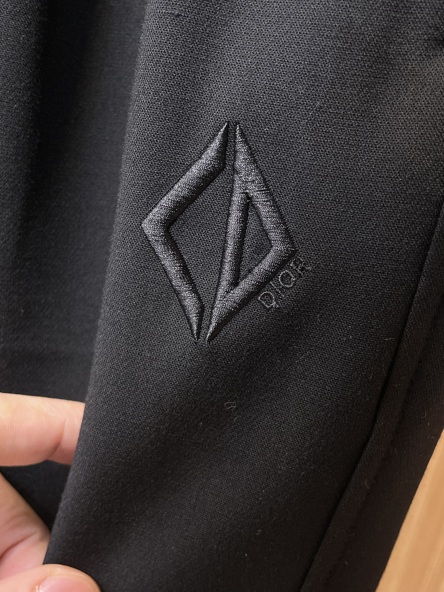 Dior Men's Black Casual Pants Elastic Waistband Outdoor Trousers 6 i1758041190705 4055 0 4